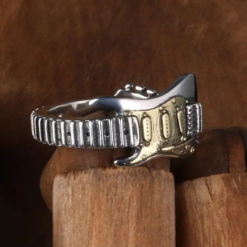 Other Retro Electric Guitar Ring Size ONE SIZE - 2 Thumbnail