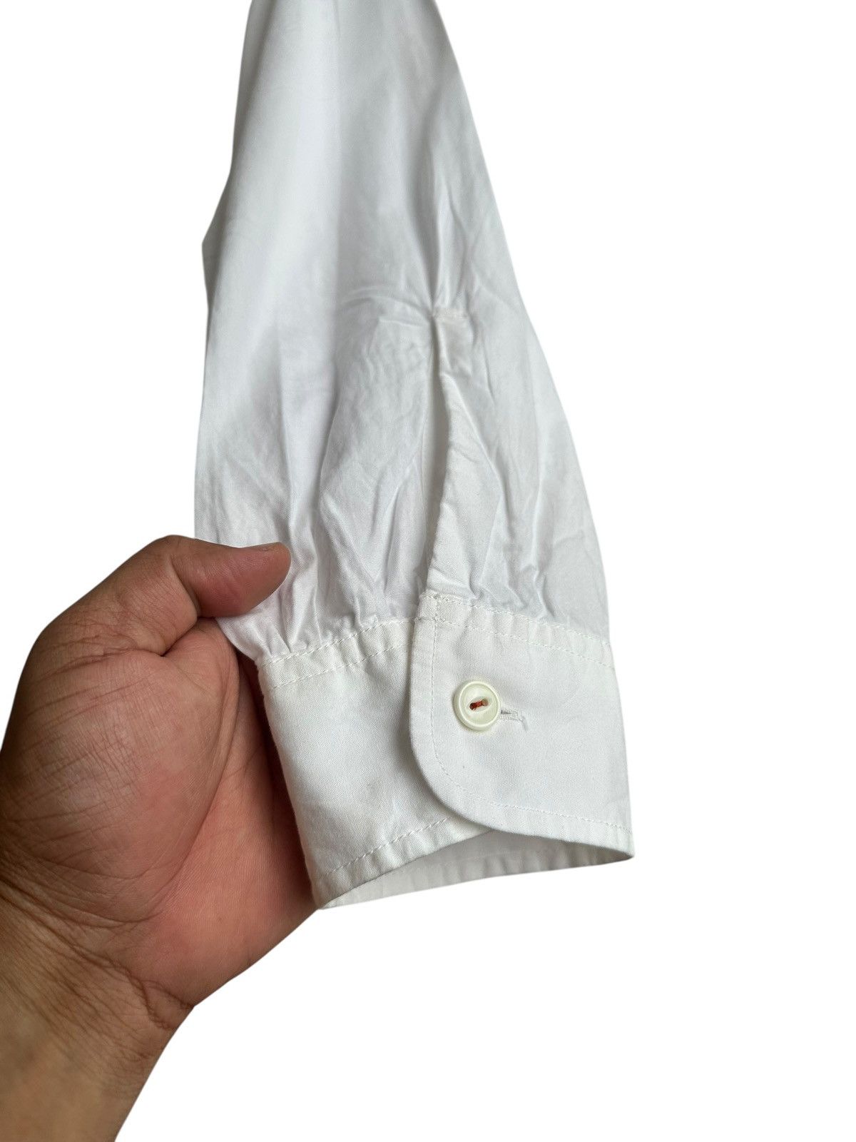 KATO Kato White Button-Up Work Shirt — Dual Chest Pockets Size US XL / EU 56 / 4 - 4 Thumbnail