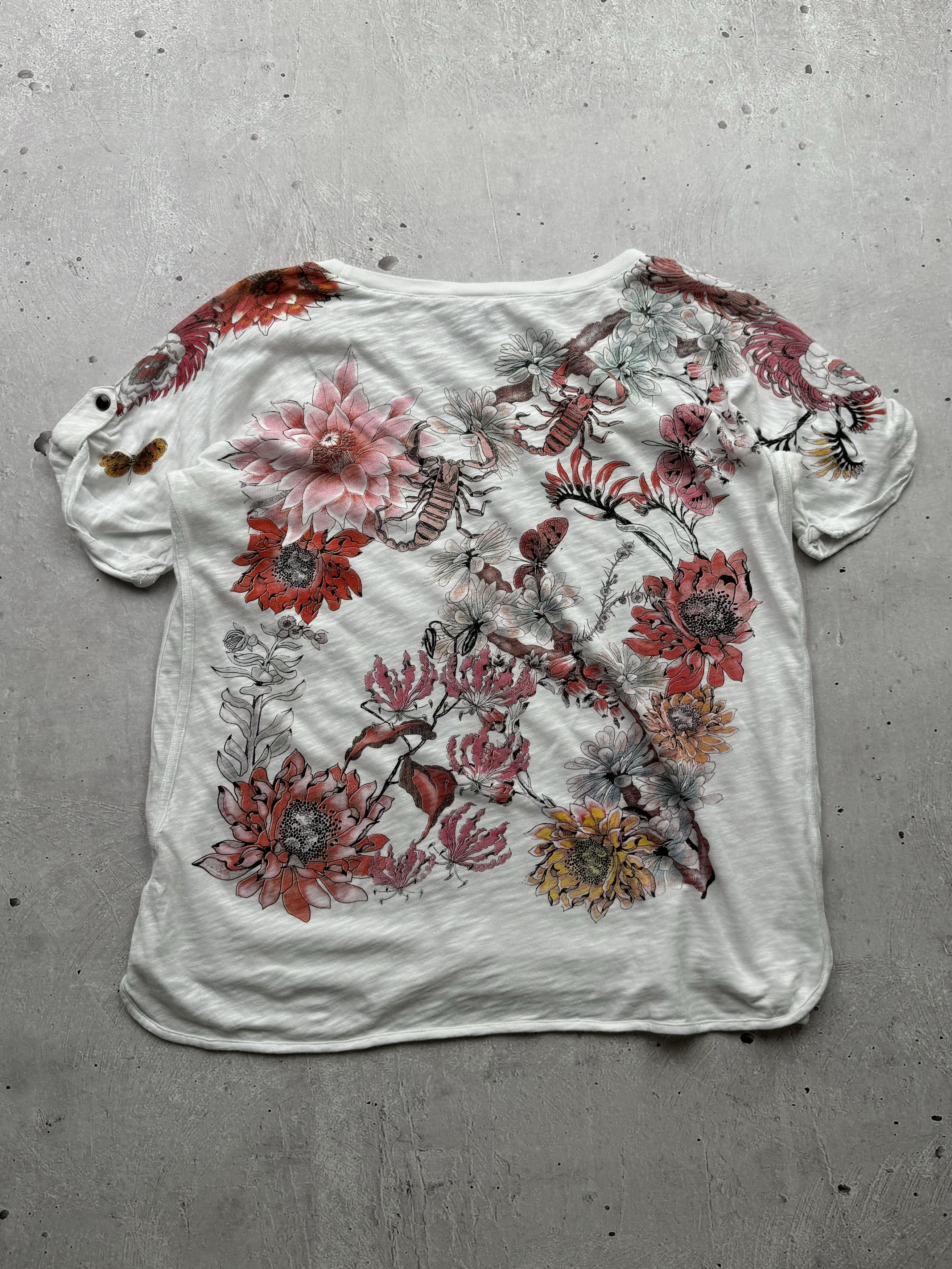 Just Cavalli Just Cavalli Vintage Printed Tee Size XL / US 12-14 / IT 48-50 - 6 Thumbnail