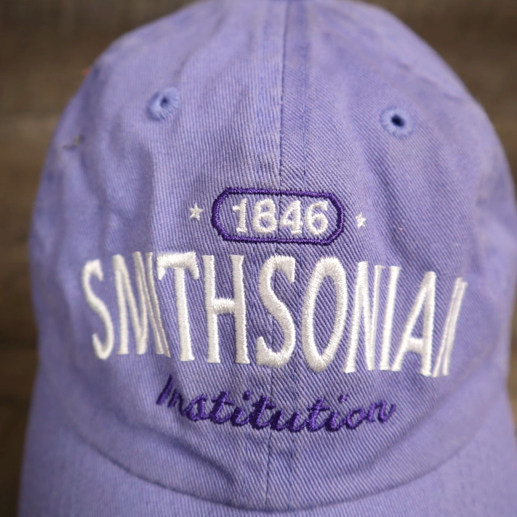 Vintage Smithsonian Institution Baseball Cap Ladies Purple Adjustable Hat Purple Size ONE SIZE - 6 Thumbnail