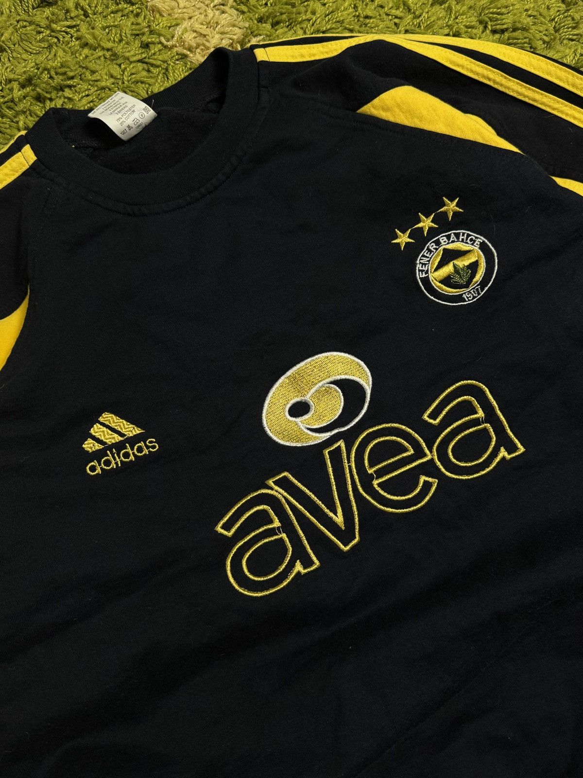 Adidas × Japanese Brand × Vintage Vintage Rare Adidas Fenerbahce Sweatshirt Size US L / EU 52-54 / 3 - 6 Thumbnail