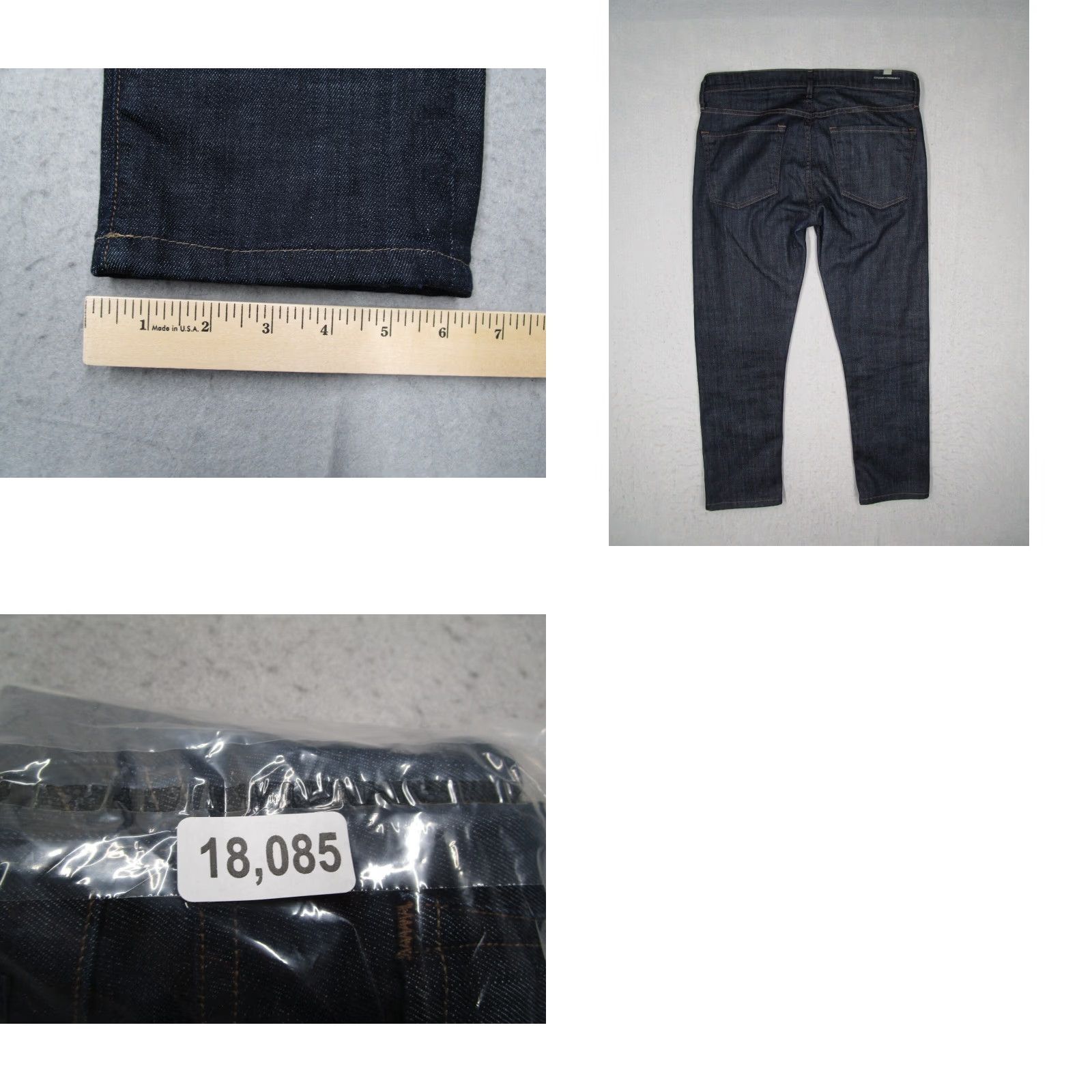 Citizens Of Humanity Citizens of Humanity Jeans Womens Agnes Mid Rise Slim Straight Blue 28 Regular Denim - 31x24 Slimming Pockets Belt Loops Logo USA JW90 Size 28" / US 6 / IT 42 - 9 Thumbnail