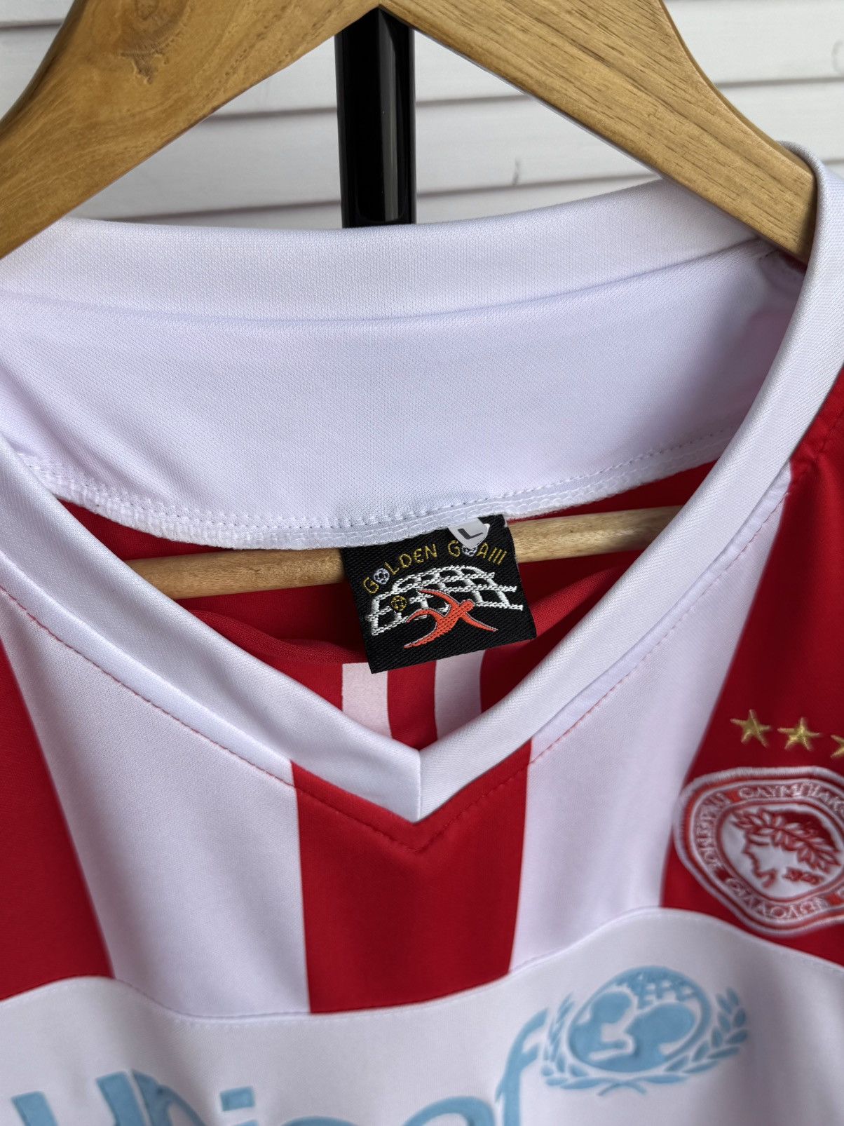 Vintage Vintage Olympiacos Mitroglou 7 Football Jersey Soccer Shirt Size US L / EU 52-54 / 3 - 3 Thumbnail