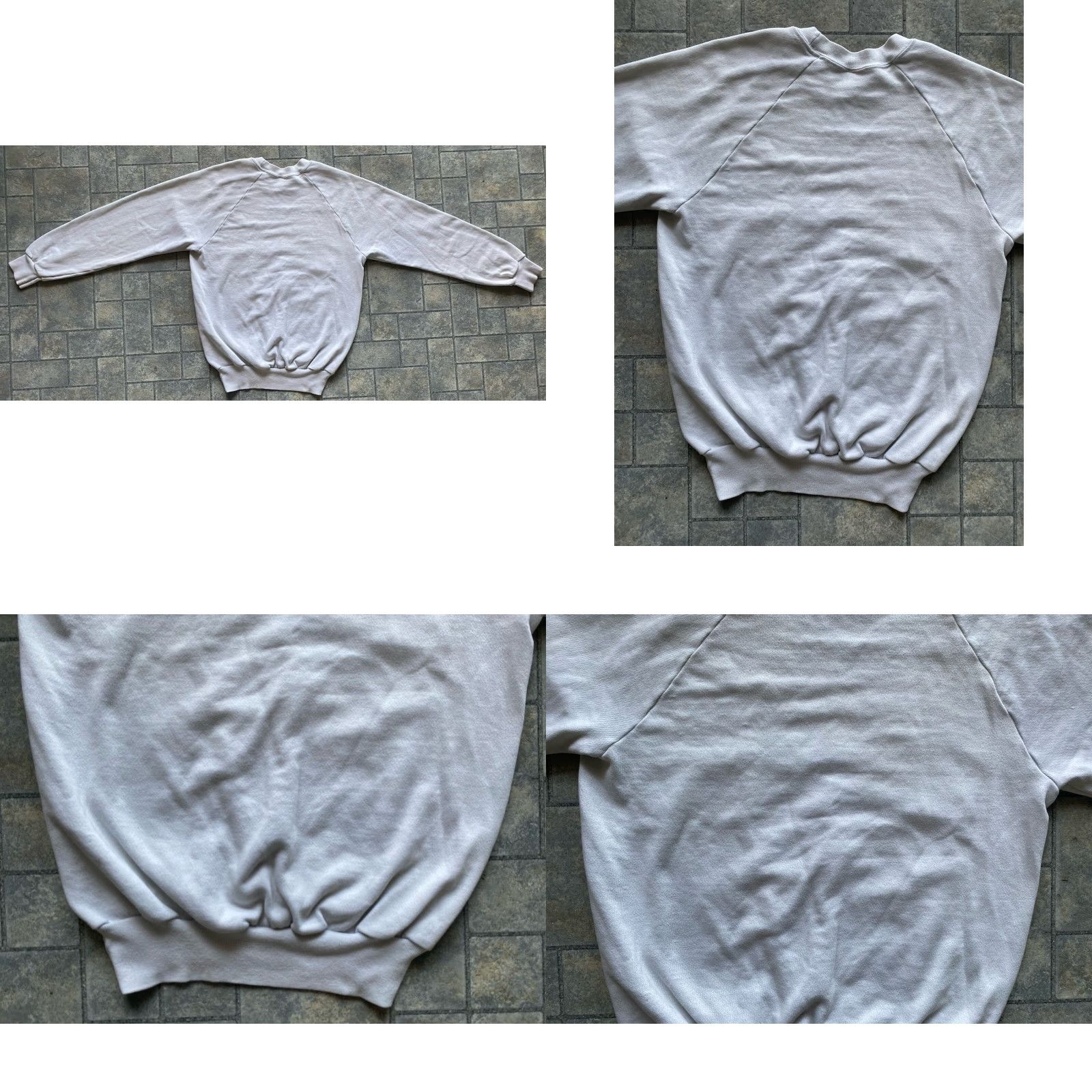 Anvil VINTAGE Anvil Sweatshirt Baylor College Made In USA Mens L White Long Sleeve USA University College Pullover Wear Size US L / EU 52-54 / 3 - 10 Thumbnail