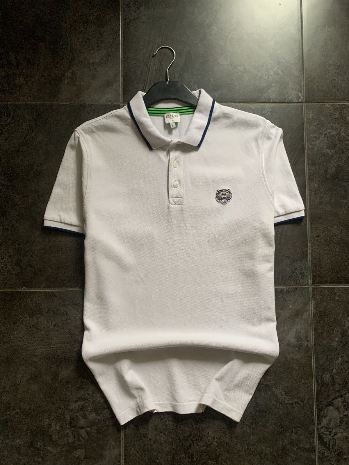 Kenzo Kenzo Kid Tiger Logo Polo white Size US L / EU 52-54 / 3 - 1 Thumbnail