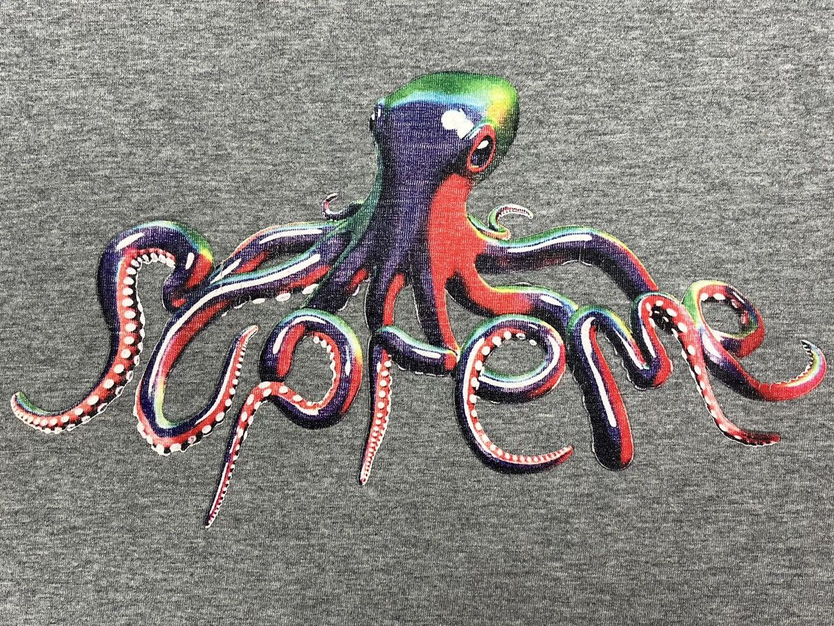 Supreme Supreme rare tentacles big logo tee Size US M / EU 48-50 / 2 - 6 Thumbnail