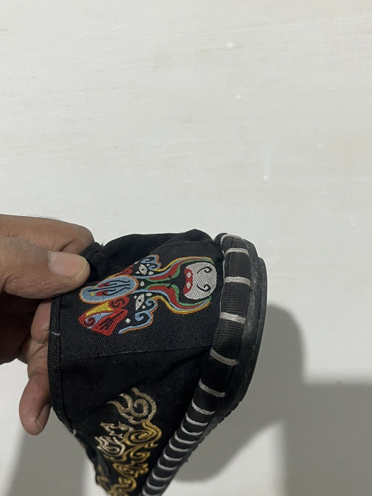 Japanese Brand Mens Chic Vintage Chinese Embroidered Stitching Slip On Size US 9 / EU 42 - 3 Thumbnail