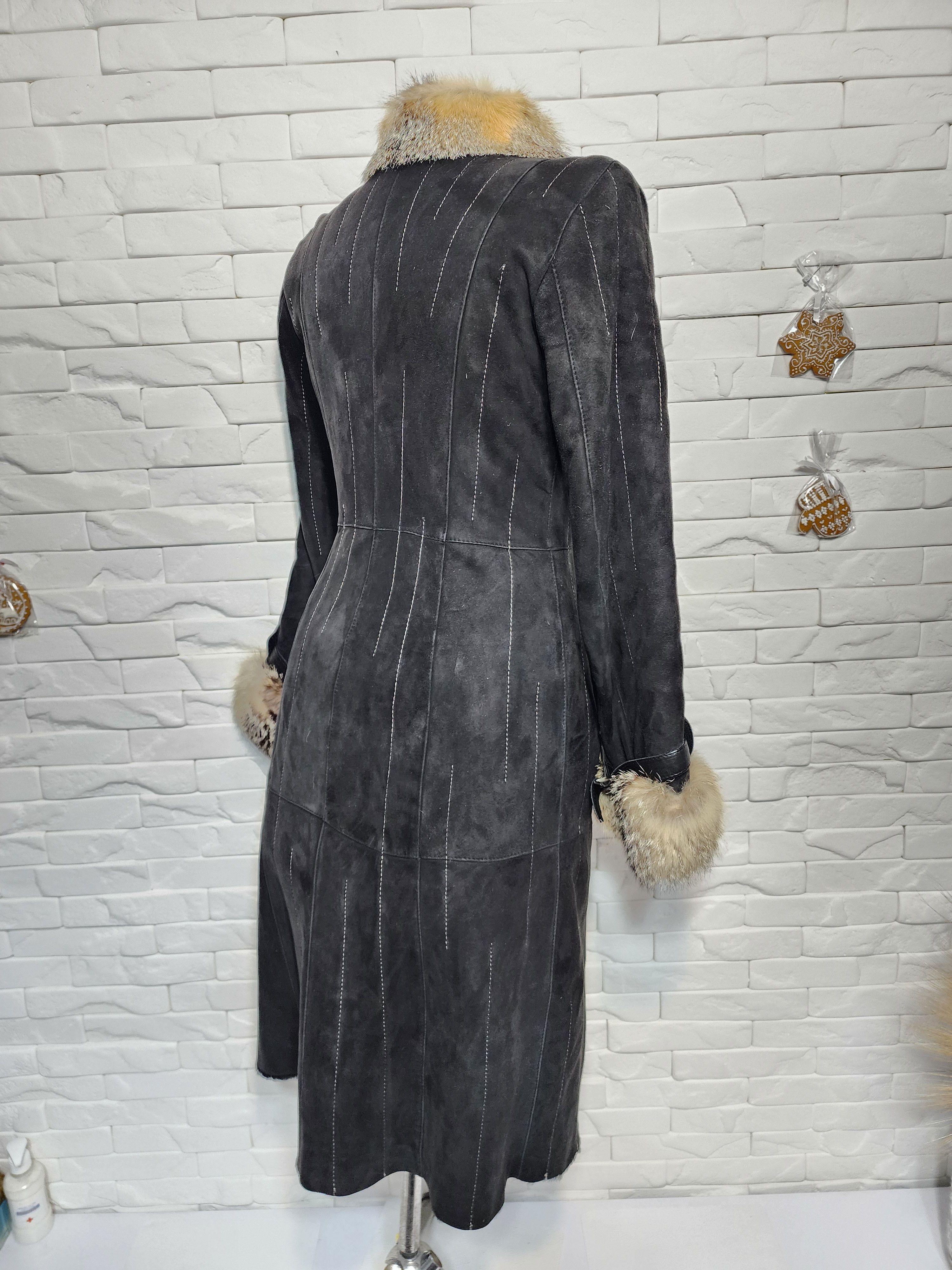 Furla Black Sheepskin Coat: Women's Genuine Fur, Size S / US 4 / IT 40 - 6 Thumbnail