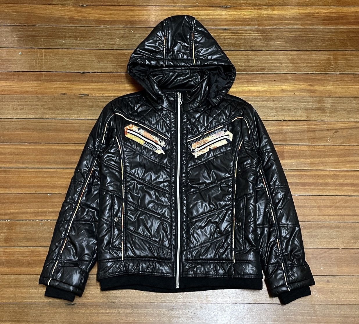 Japanese Brand × Vintage Very Rare Design Vintage Japanese Brand Hoodie Puffer 1990s Size US M / EU 48-50 / 2 - 1 Thumbnail