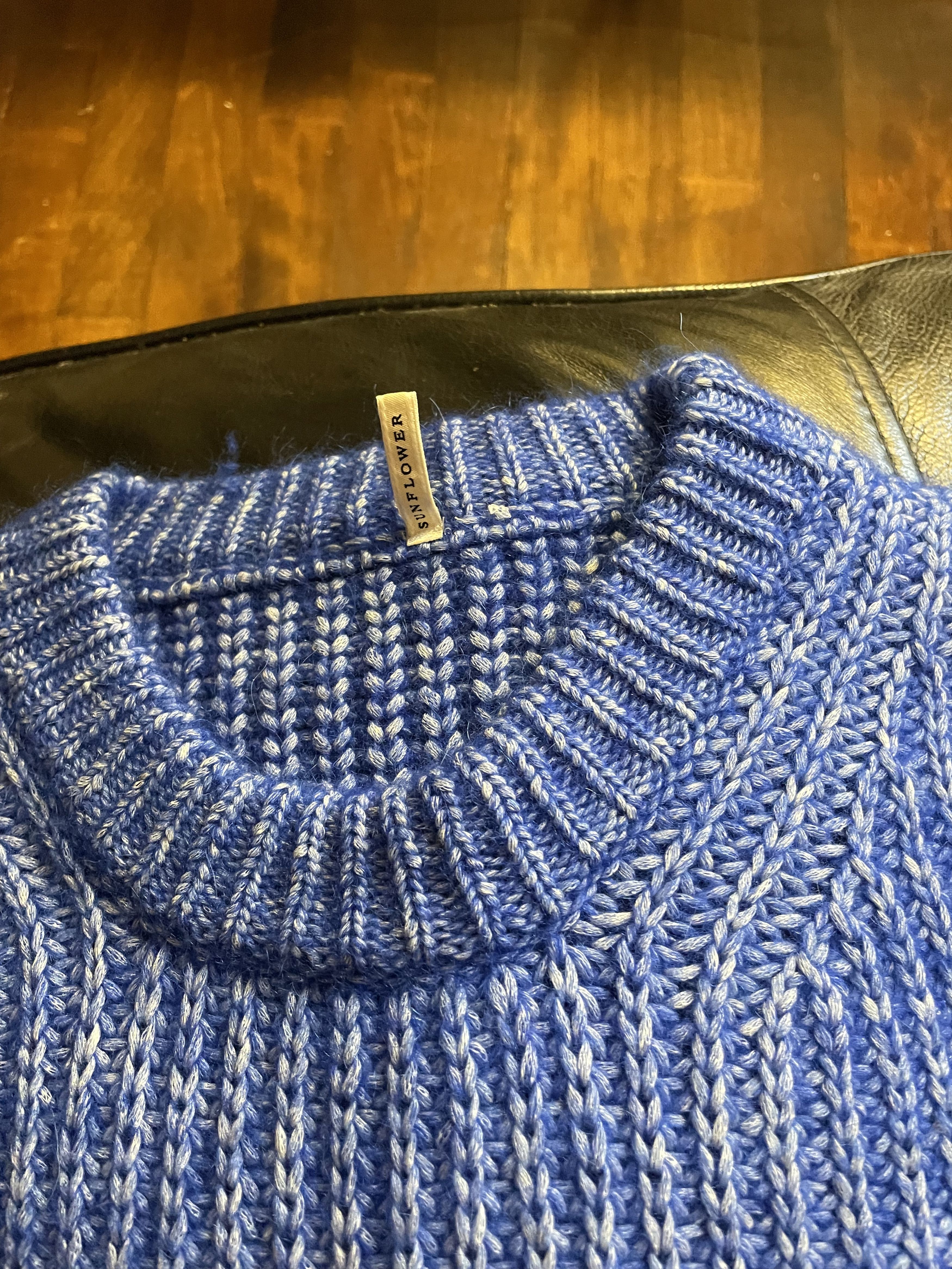 Sunflower Cotton Alpaca Wool Sweater - heavy Size US XL / EU 56 / 4 - 3 Thumbnail