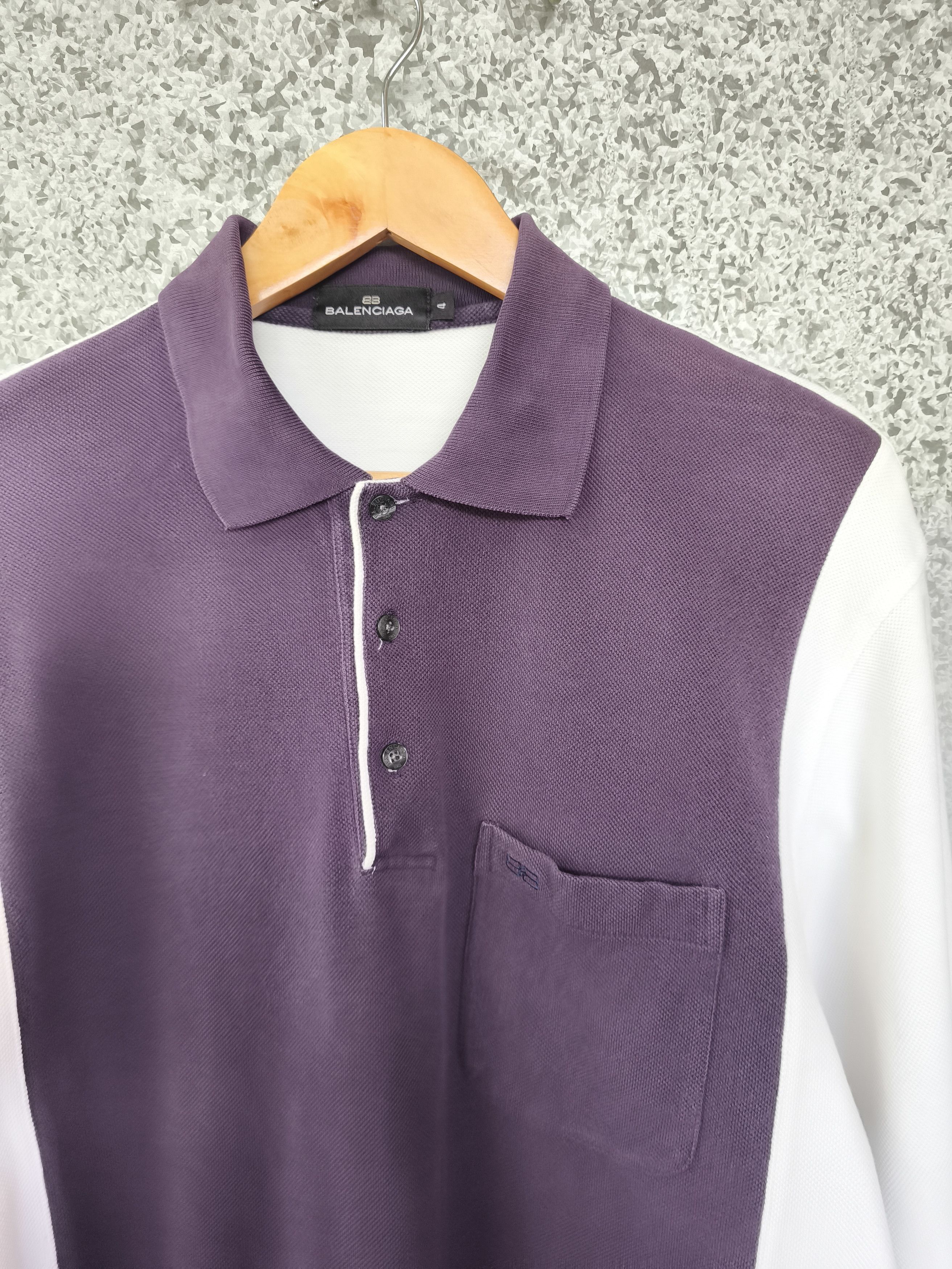 Balenciaga Balenciaga polo t shirt long sleeve Size US L / EU 52-54 / 3 - 1 Thumbnail