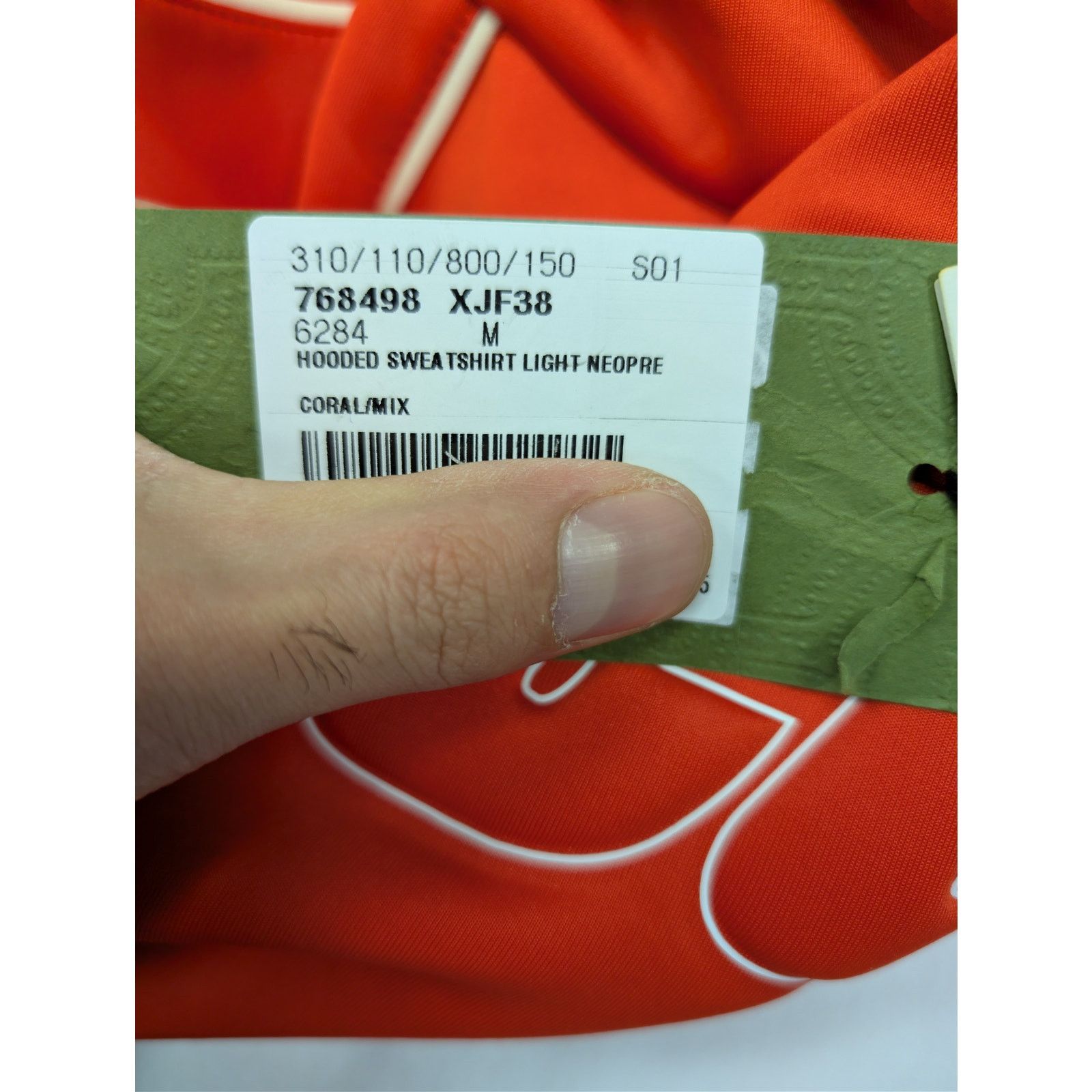 Gucci o1rshd1 Hoodie Hooded Sweatshirt Light Neopre in Coral/Mix Size US M / EU 48-50 / 2 - 23 Thumbnail