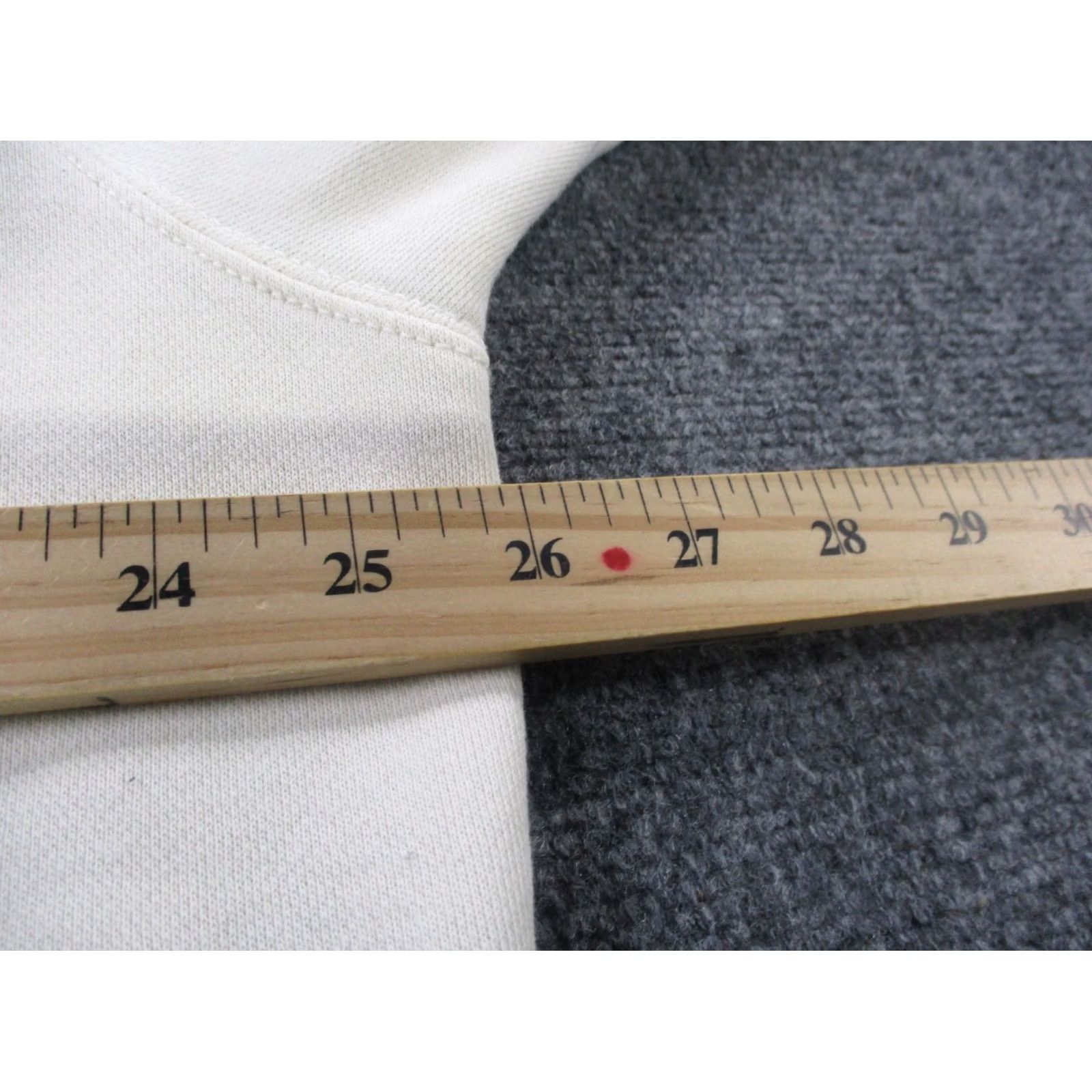 Polo Ralph Lauren Polo Ralph Lauren Jacket Mens L Windbreaker Hooded Full Zip Pockets Ivory Knit Casual Logo 67 Spellout Size US L / EU 52-54 / 3 - 5 Thumbnail