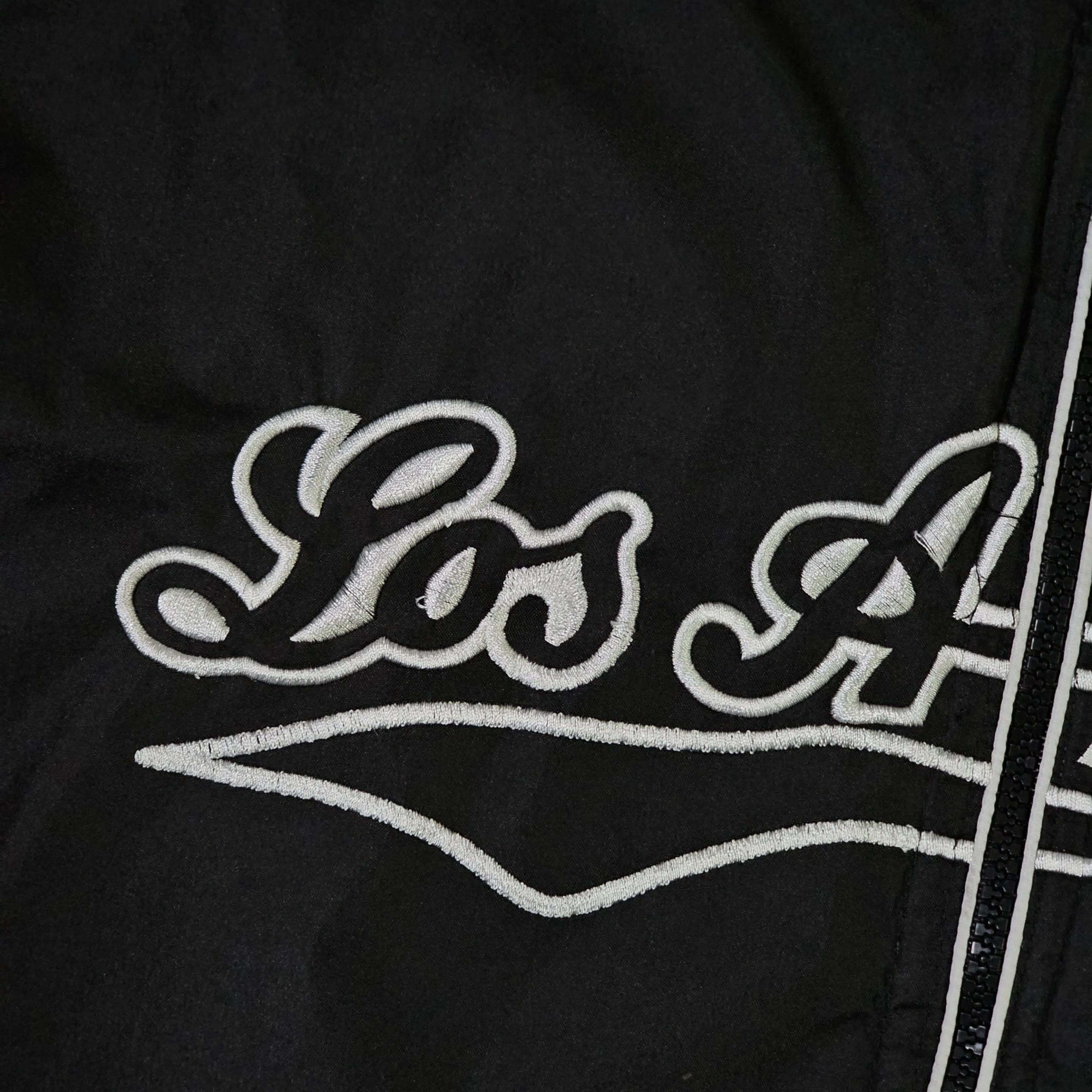 Vintage Los Angeles Vintage 90s Black Fleece Lined Jacket Size US L / EU 52-54 / 3 - 4 Thumbnail