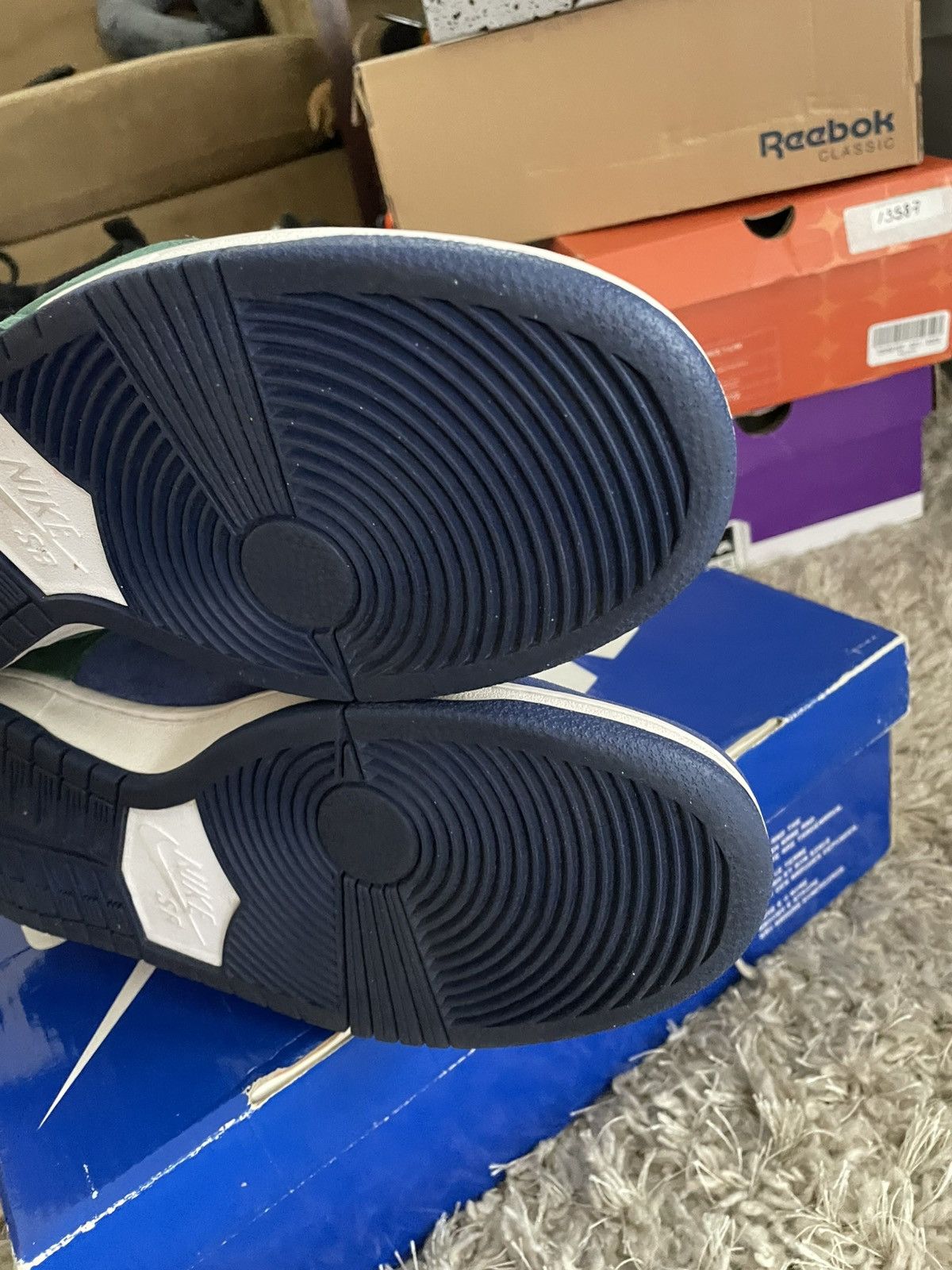 Nike SB Nike Dunk High Pro SB Blue/Blue Size US 11 / EU 44 - 12 Thumbnail
