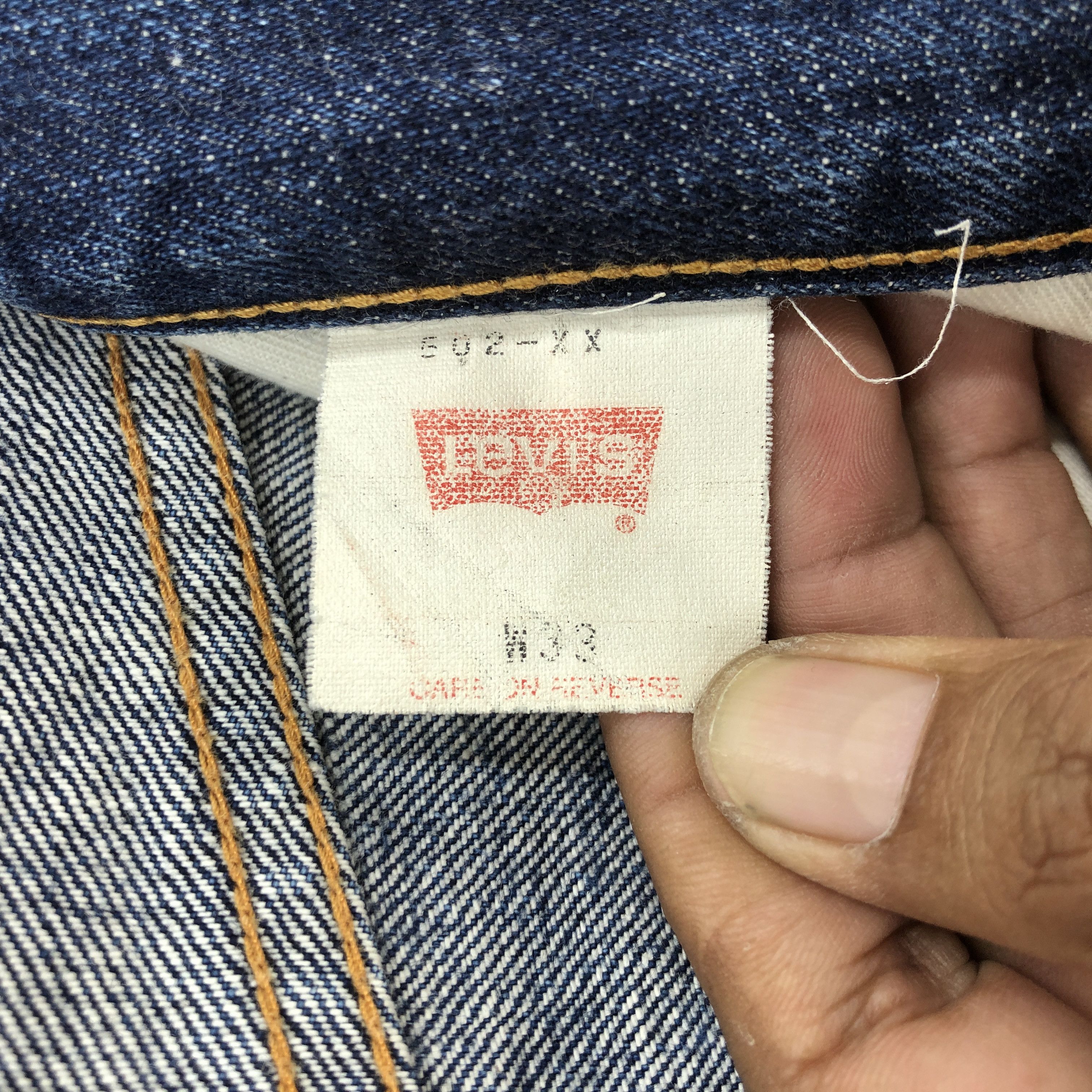 Levi's Vintage Levis Selvedge Jeans Levi's 502 Distressed Denim Size US 34 / EU 50 - 11 Thumbnail