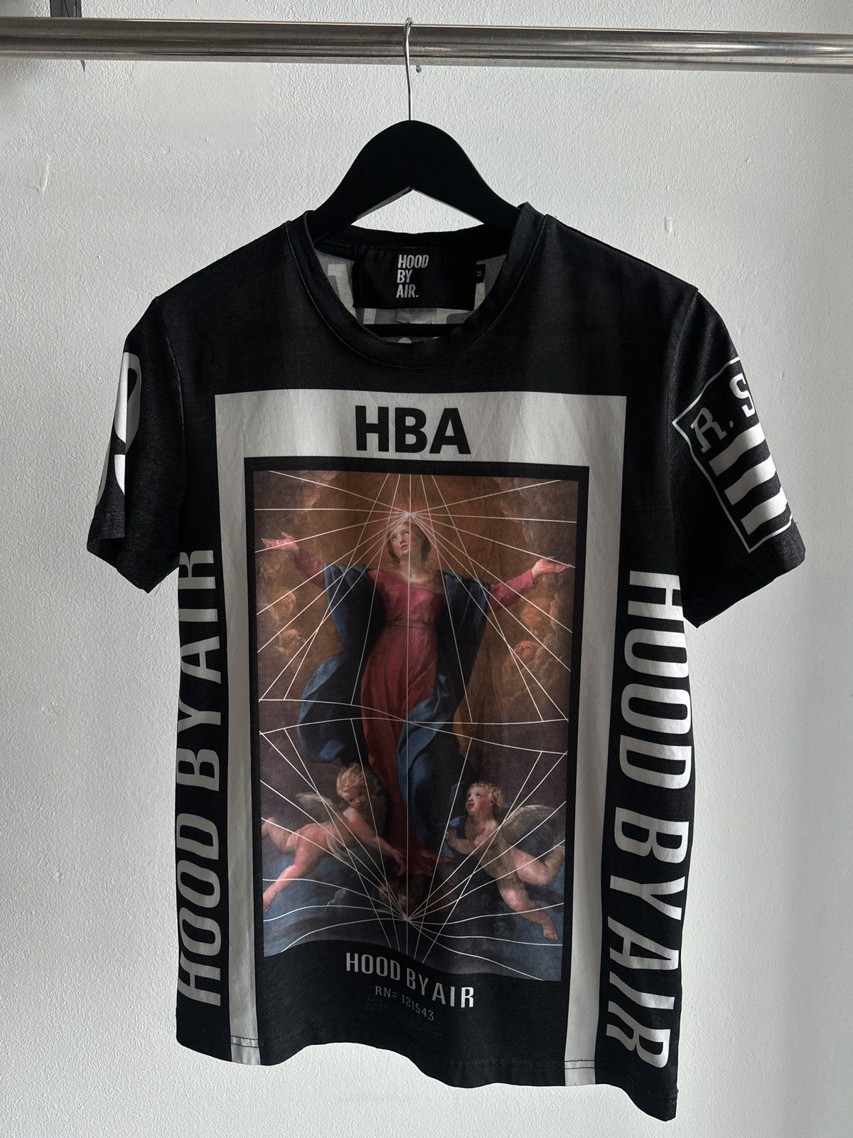 Hood By Air Hood By Air RSVP 69 Religious Graphic Tee – Archive HBA Size US M / EU 48-50 / 2 - 2 Thumbnail