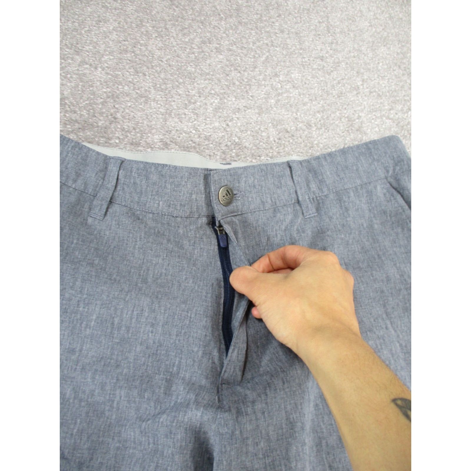 Adidas Adidas Shorts Mens 32 Gray Lightweight Performance Golf Shorts Mens 32 Gray Lightweight Polyester Spandex Casual Sports Size US 32 / EU 48 - 3 Thumbnail