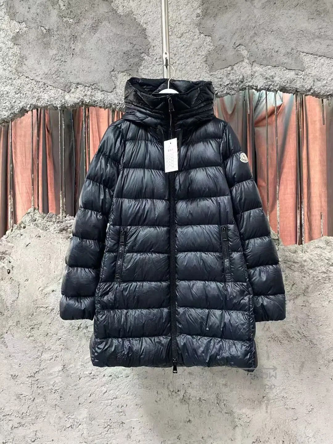 Moncler long black down coat by Moncler. Size XS / US 0-2 / IT 36-38 - 1 Thumbnail