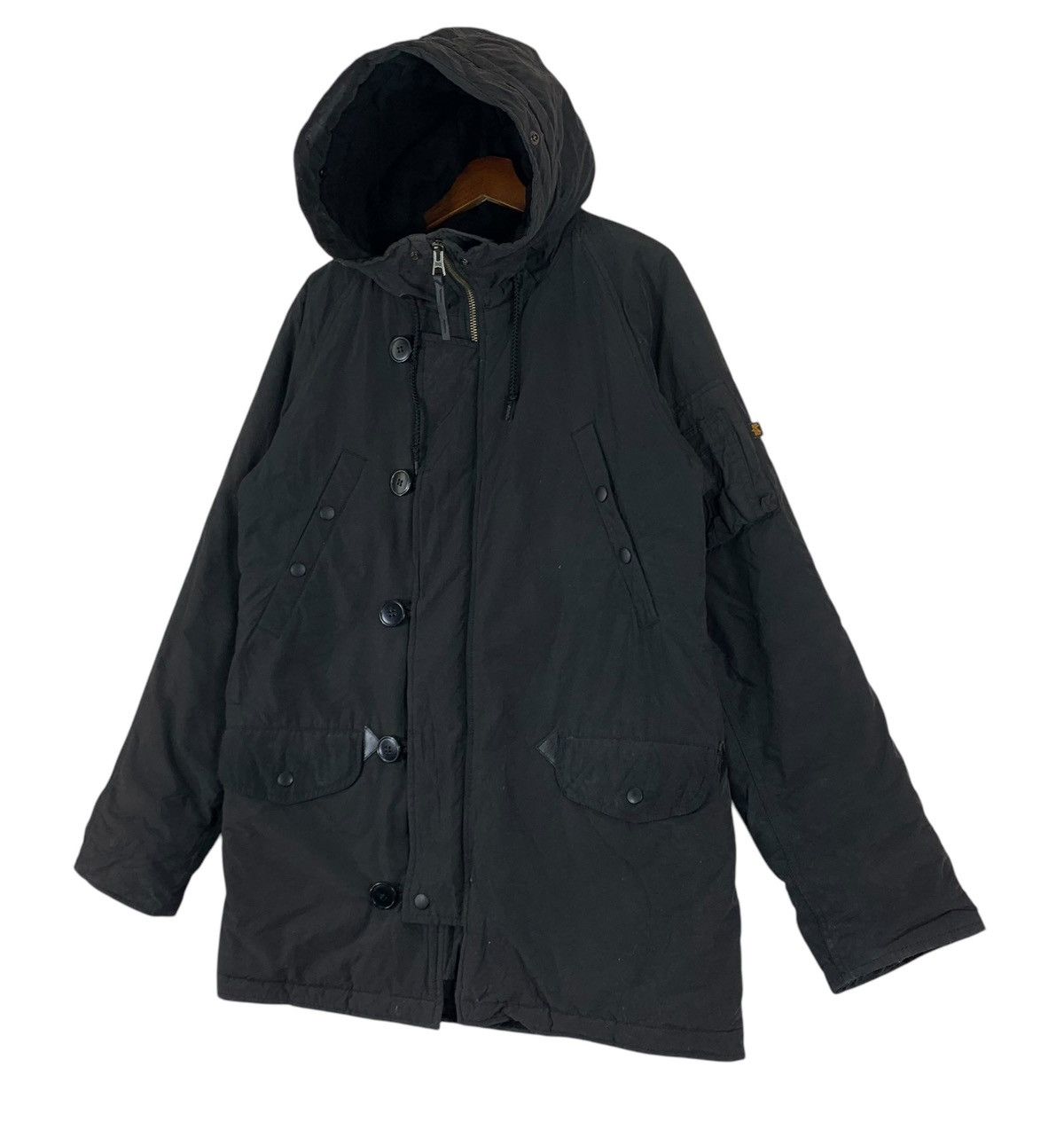 Alpha Industries VINTAGE ALPHA INDUSTRIES PARKA HOODIE BOMBER JACKET Size US M / EU 48-50 / 2 - 2 Thumbnail
