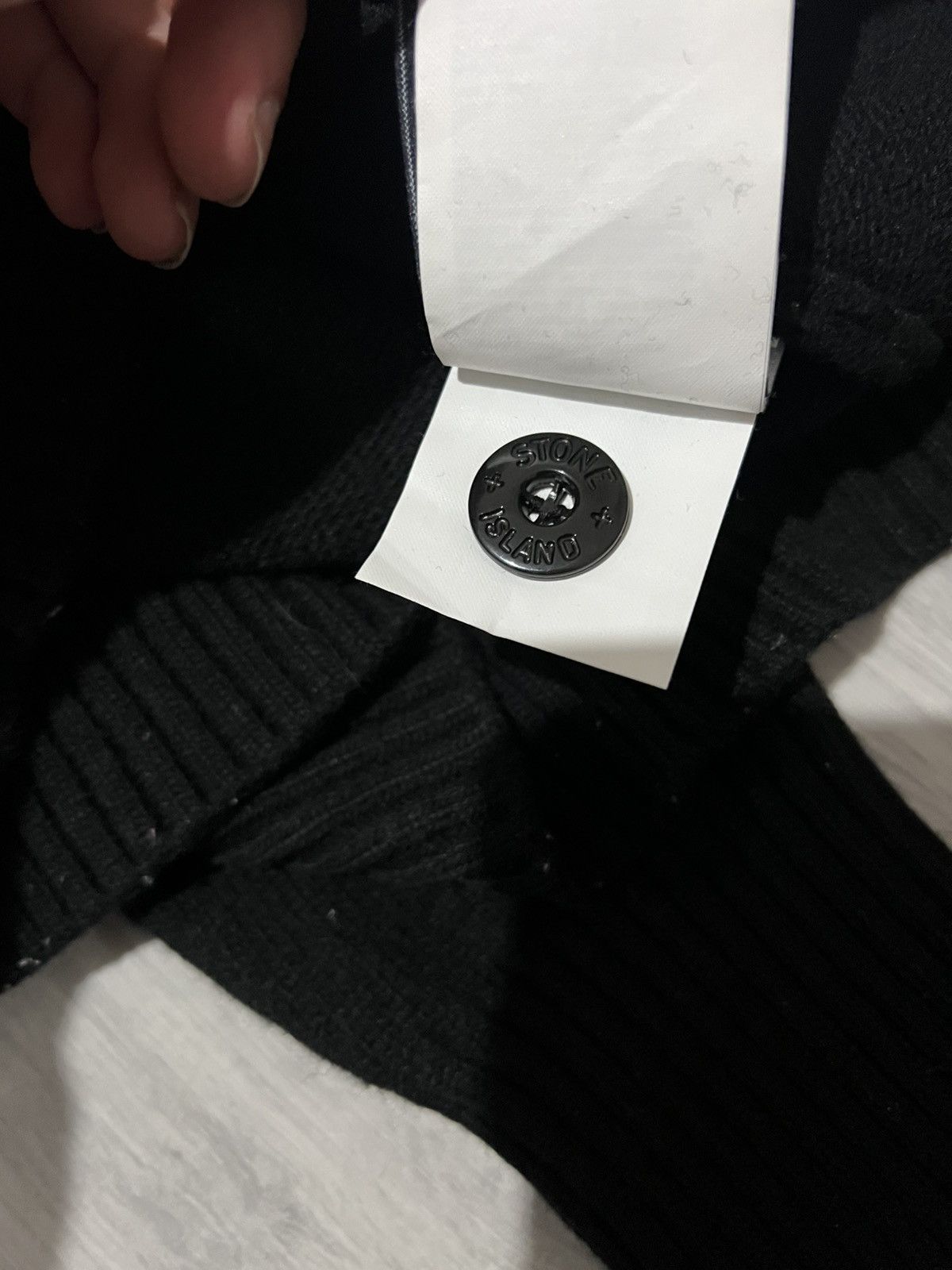 Stone Island Stone Island Knitted Lambswool Half Button Zip noir. Size US S / EU 44-46 / 1 - 7 Thumbnail