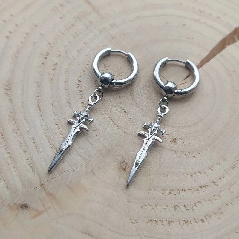 Japanese Brand × Vintage Sword Hip Hop Earrings Size ONE SIZE - 2 Thumbnail