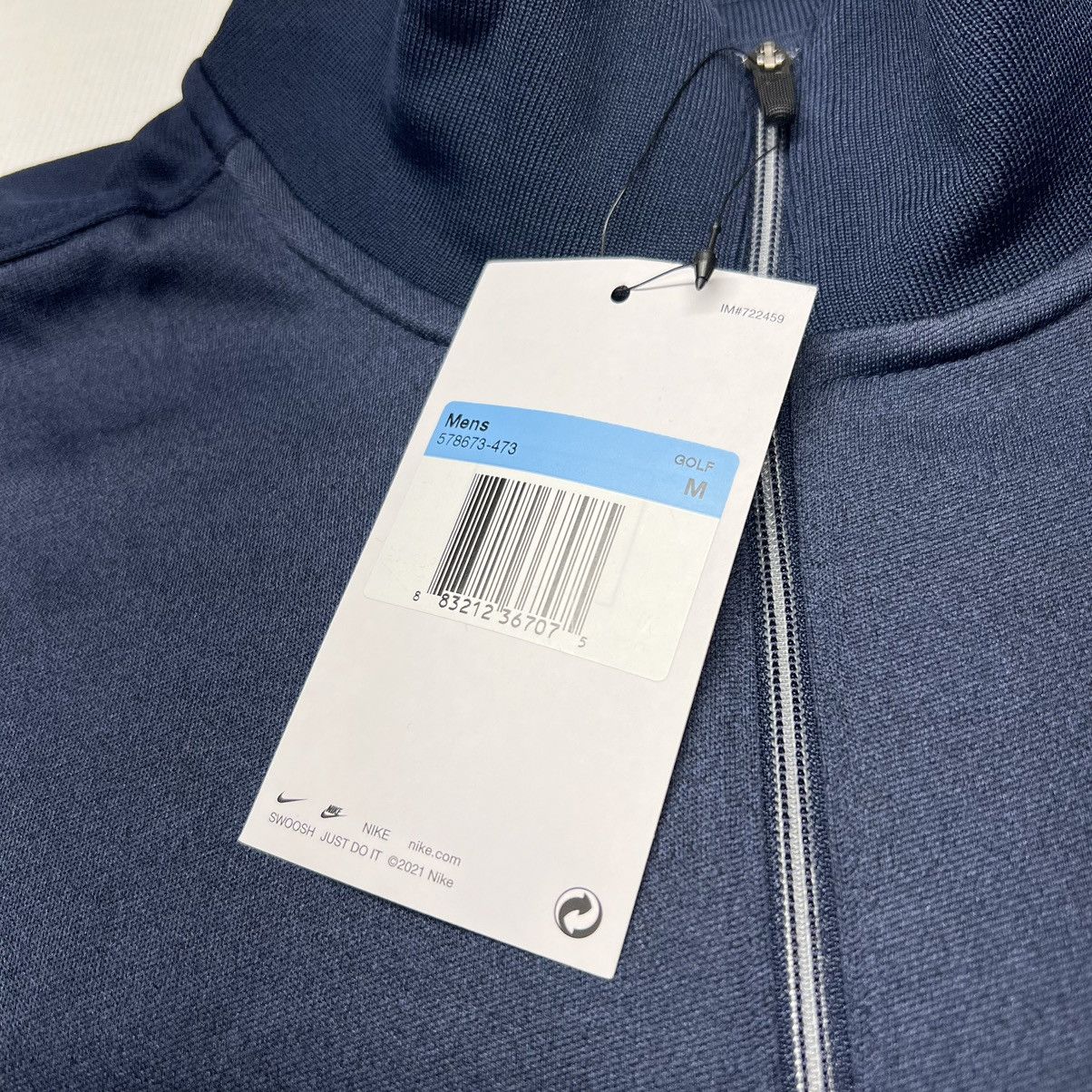 Nike NEW Nike Golf 1/4-Zip Blue Pullover Long Sleeve Cover Up Size US M / EU 48-50 / 2 - 6 Thumbnail