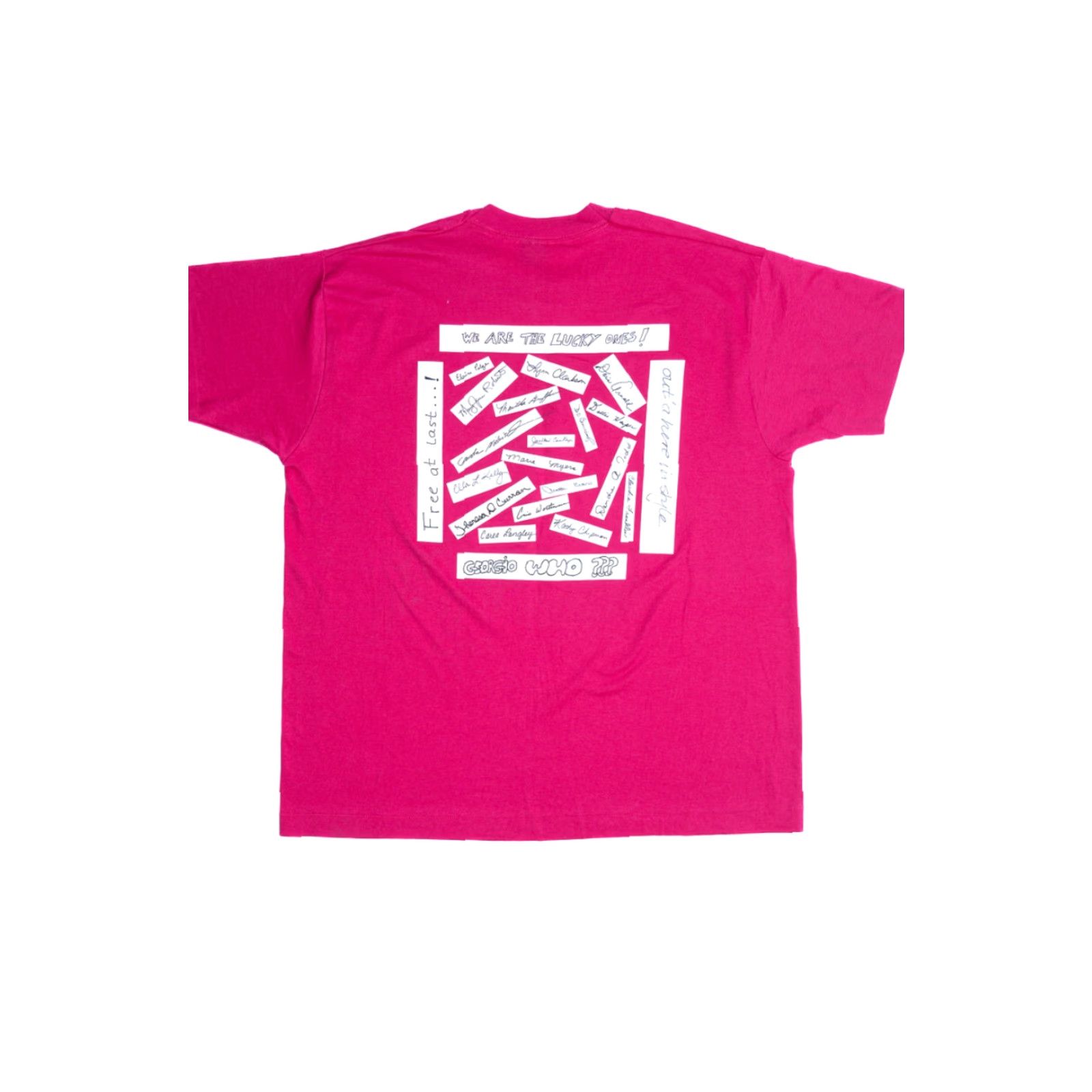Fruit Of The Loom VINTAGE Moo-ving Out Cow Graphic Single Stitch T-Shirt XX-Large Unisex Adults Purple Pink 1990s Meat? Size US XXL / EU 58 / 5 - 2 Thumbnail
