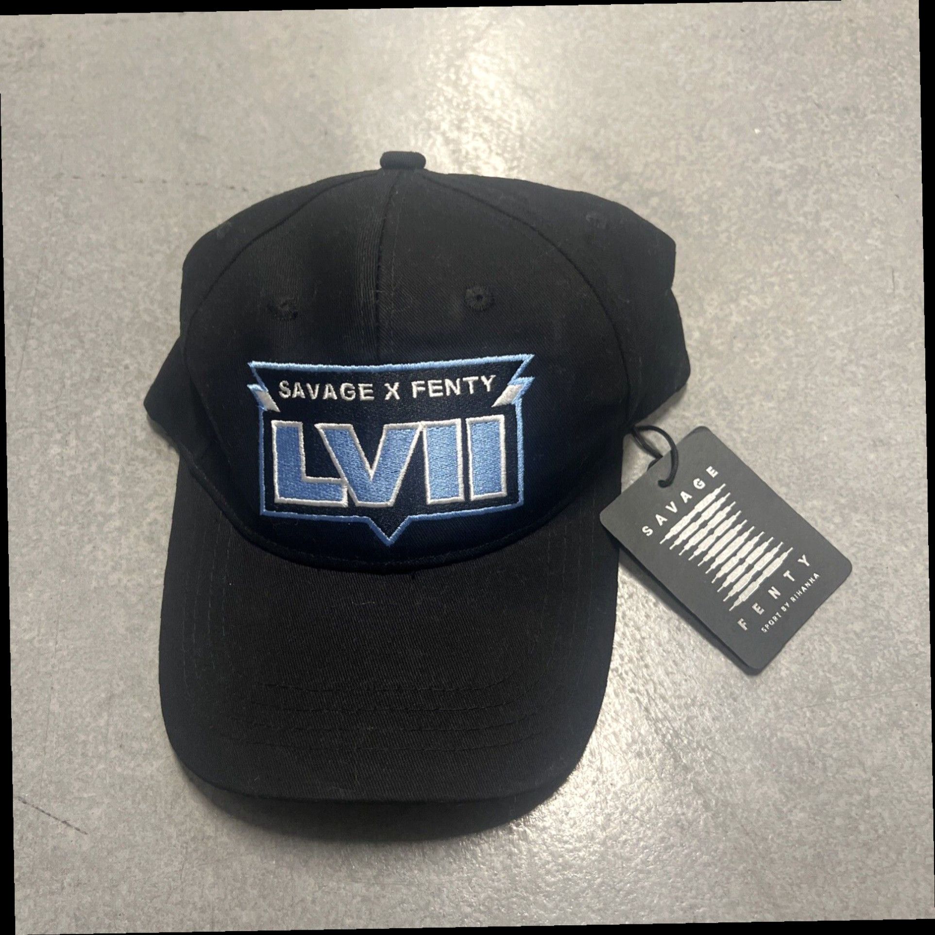 Vintage Savage x Fenty Super Bowl LVII Hat Cap - Black - NWT adjustable hat - Rihanna Size ONE SIZE - 1 Thumbnail