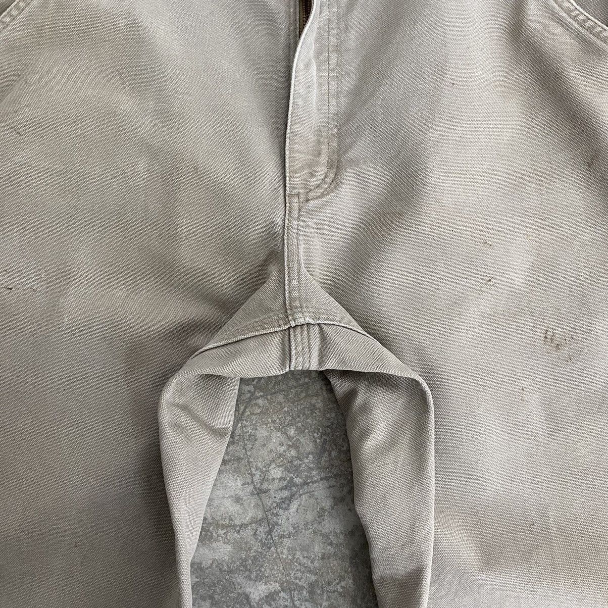 Carhartt × Vintage Vintage Carhartt Desert Grey Carpenter Workwear Pants Size US 33 - 12 Thumbnail