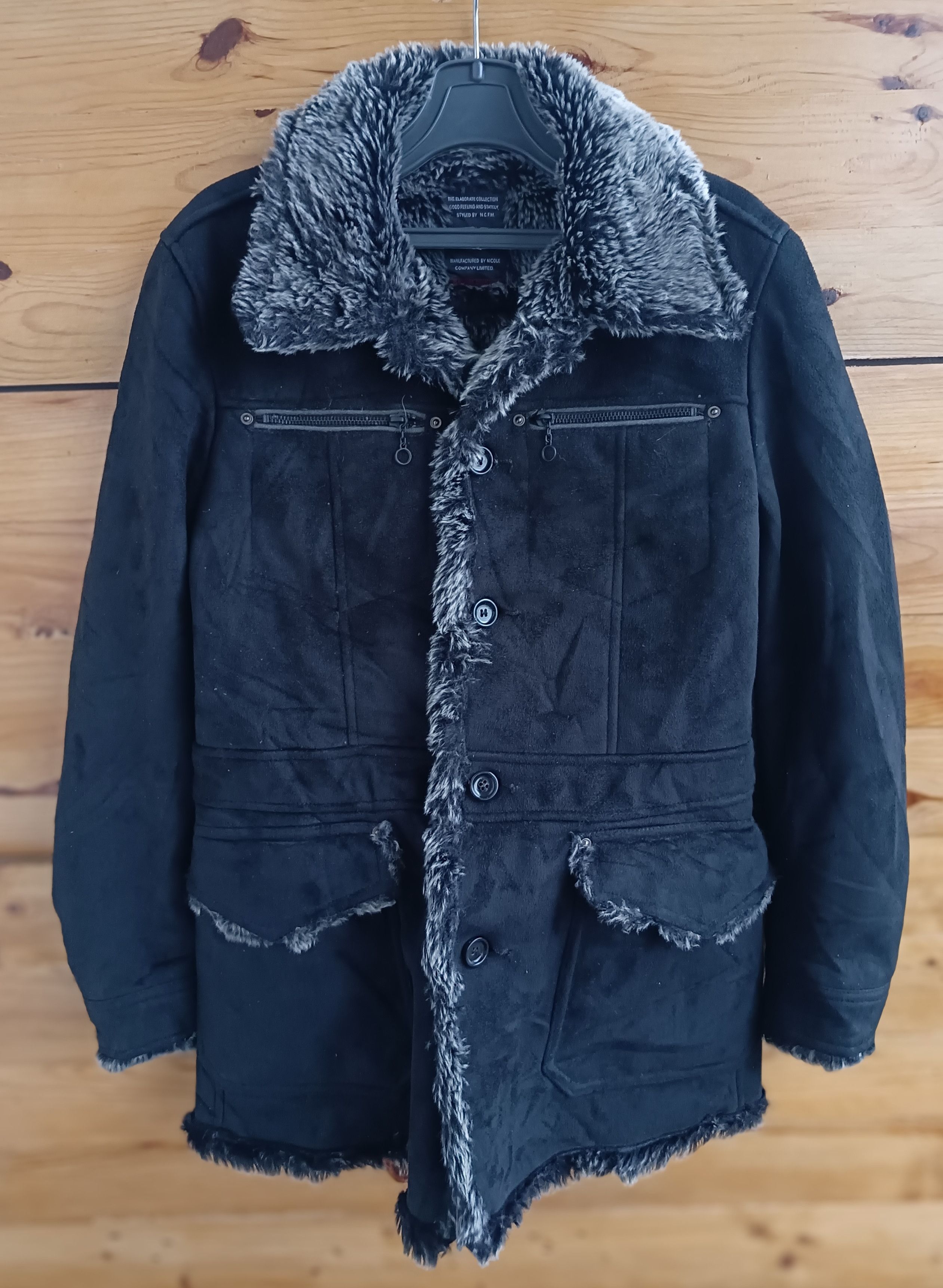 14th Addiction × Hysteric Glamour × Japanese Brand Nicole Fur Suede Shearling Jacket Size US M / EU 48-50 / 2 - 3 Thumbnail
