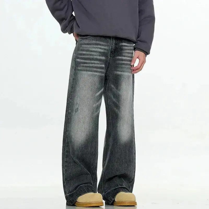 Japanese Brand Wide Leg American Style Jeans Size US 32 / EU 48 - 4 Thumbnail