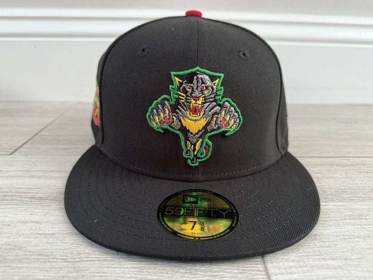 New Era Florida Panthers New Era 20 Years Black Green Fitted 7 3/8 Size ONE SIZE - 1 Thumbnail