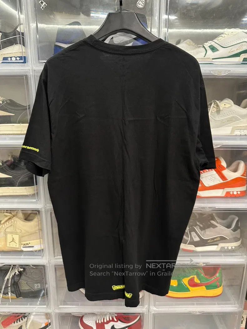 Chrome Hearts CHROME HEARTS Size XL Yellow Sanskrit Letter Neck Short Sle Size US XL / EU 56 / 4 - 3 Thumbnail