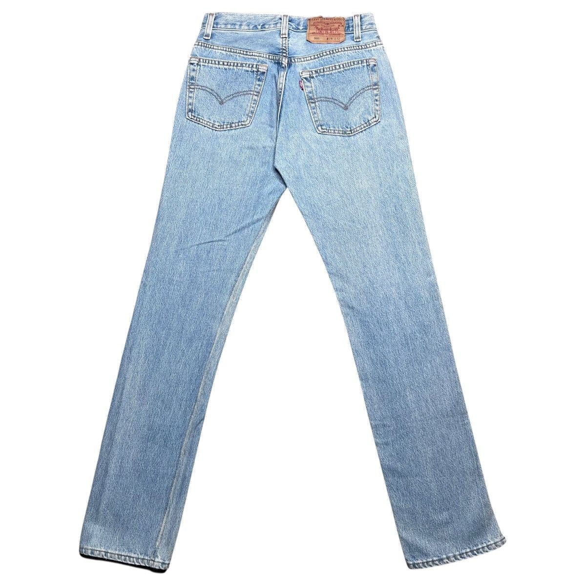 Levi's Vintage 1990s Levi’s 501 Button Fly Made In USA Denim Jeans Size 26" / US 2 / IT 38 - 2 Thumbnail