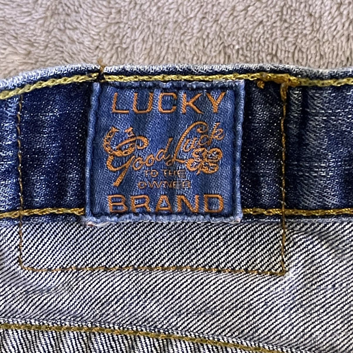 Lucky Brand VTG Lucky Brand Jeans Womens 4/27 Blue Bootcut Made USA Y2K Size 29" - 14 Thumbnail