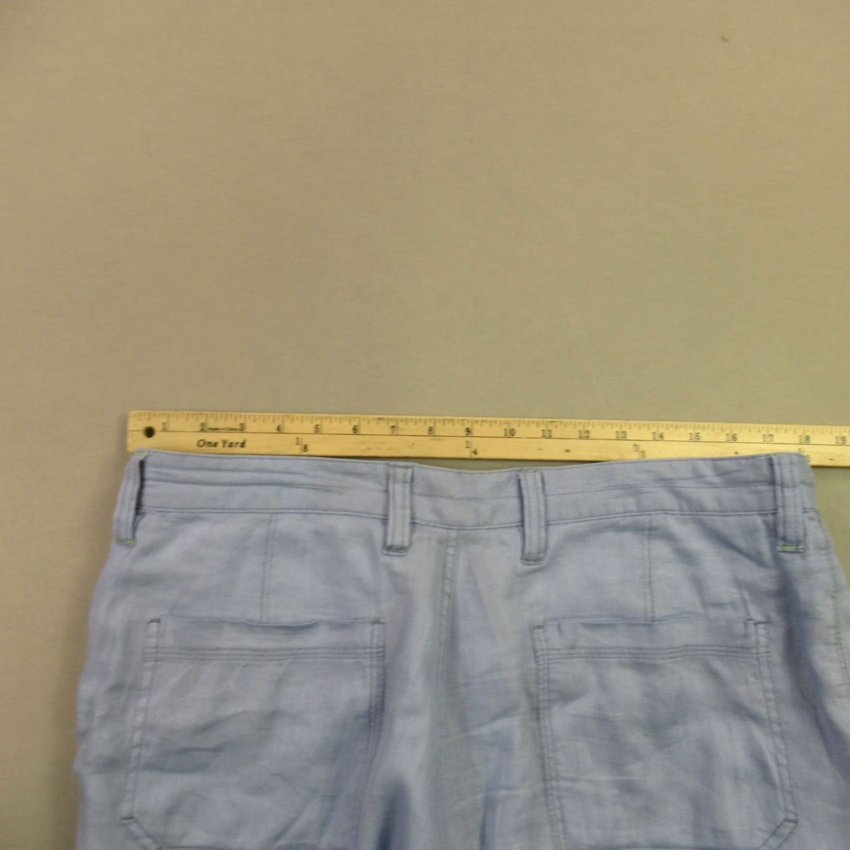 Vintage Mens Shorts 36 Pockets Button Lightweight Outdoors Chino Blue Size US 36 / EU 52 - 5 Thumbnail