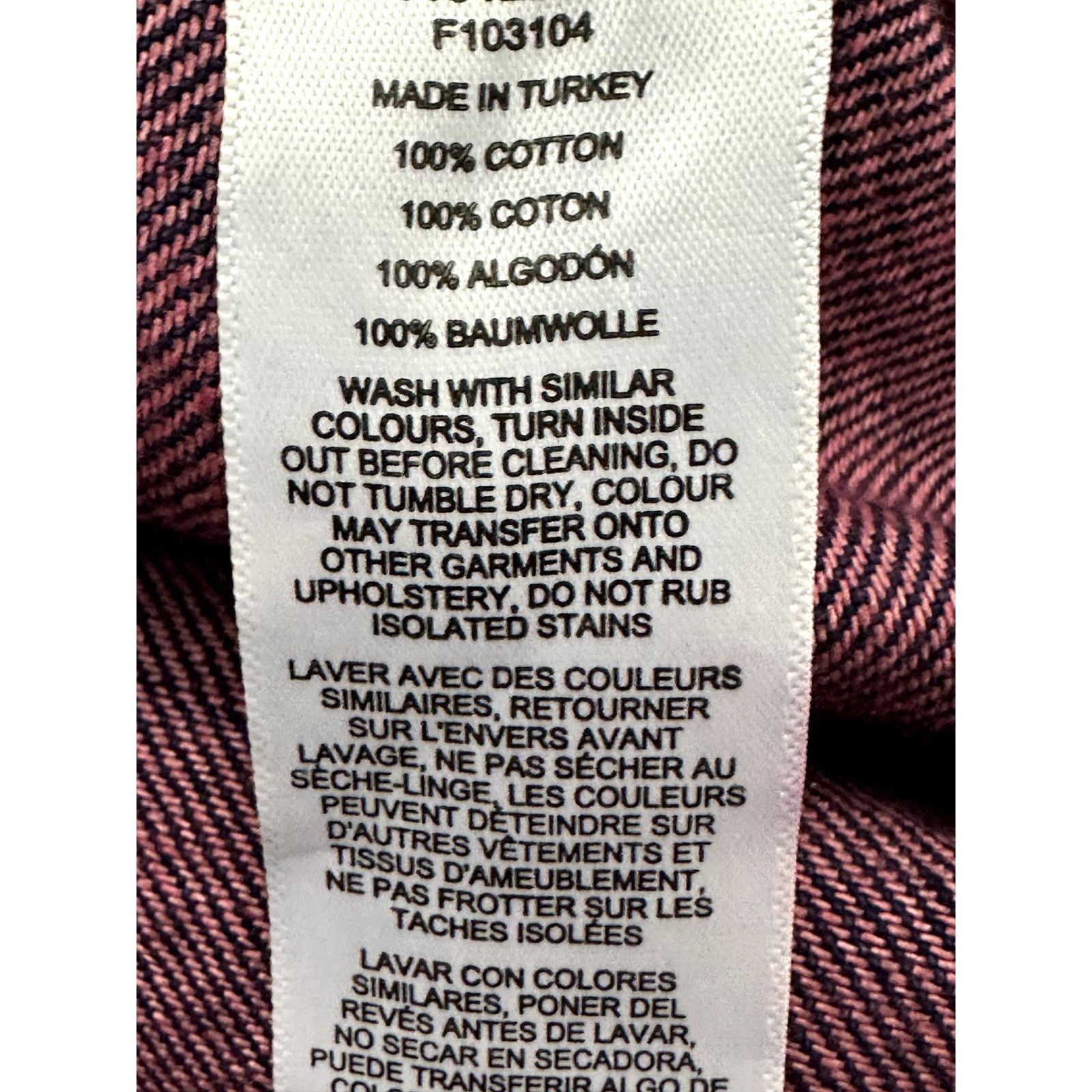 Topshop Topshop Mini Denim Dress Over Dye Square Neckline Pink W 8 Size M / US 6-8 / IT 42-44 - 9 Thumbnail
