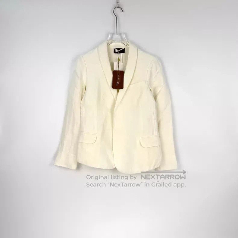 Loro Piana Loro Piana Off-white Linen Casual Blazer Size XS / US 0-2 / IT 36-38 - 3 Thumbnail