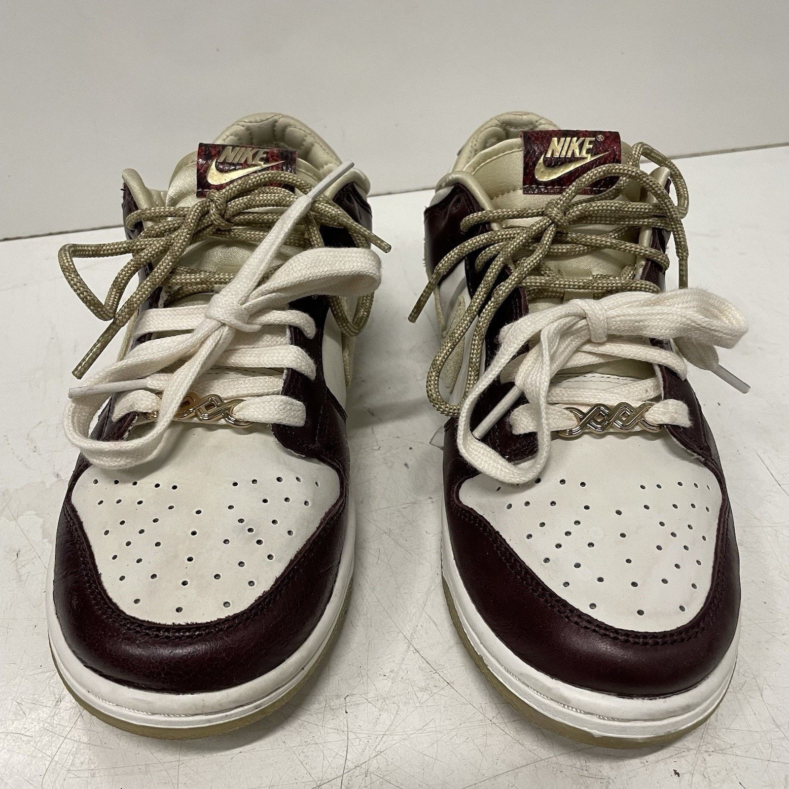 Nike Nike Dunk Low LX Sail Gold Snake Women’s US Size 8.5 Size US 8.5 / IT 38.5 - 4 Thumbnail