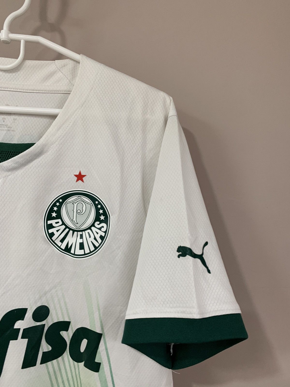 Puma Palmeiras Home Football Shirt Puma Soccer Jersey ENDRICK #9 Size US L / EU 52-54 / 3 - 4 Thumbnail