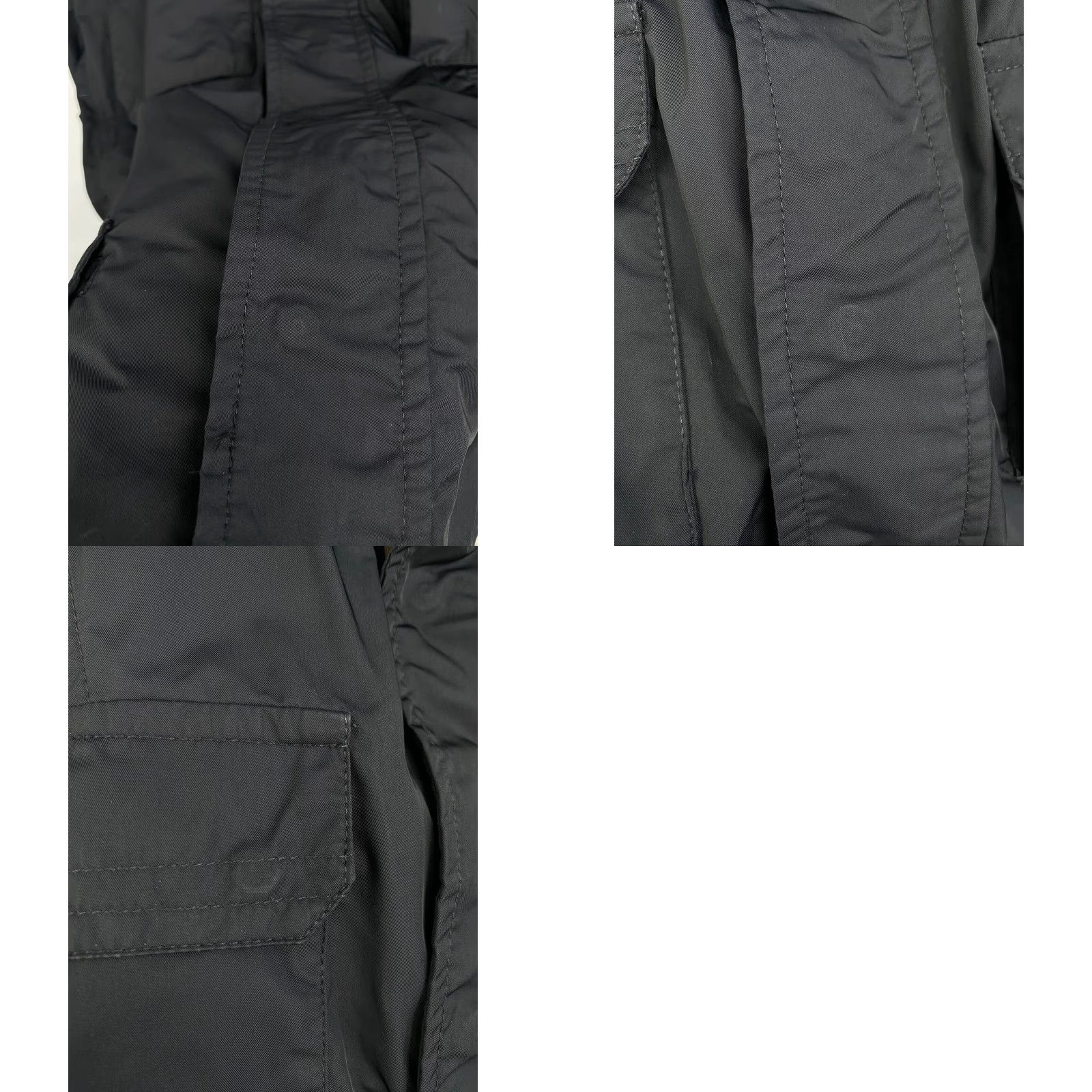MooRER MOORER Nylon Jacket Retro Dark Blue L Mens Jacket - Size L - Vintage Style Retro Nylon Coat with Hood, Dark Blue, Defect on Buttons Size US L / EU 52-54 / 3 - 11 Thumbnail