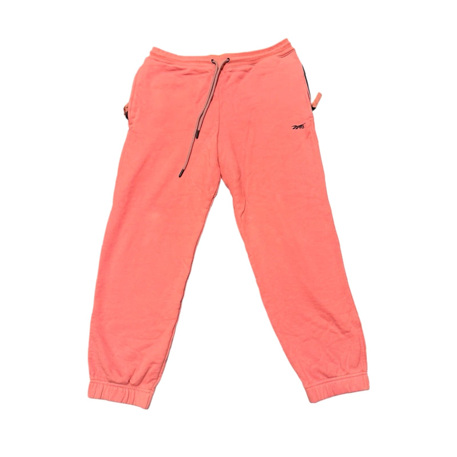 Victoria Beckham VINTAGE Reebok by Victoria Beckham Boyfriend Joggers Women’s L Pink Pants Activewear Jogger Activewear Logo Pockets Size 36" / US 14 / IT 50 - 2 Thumbnail