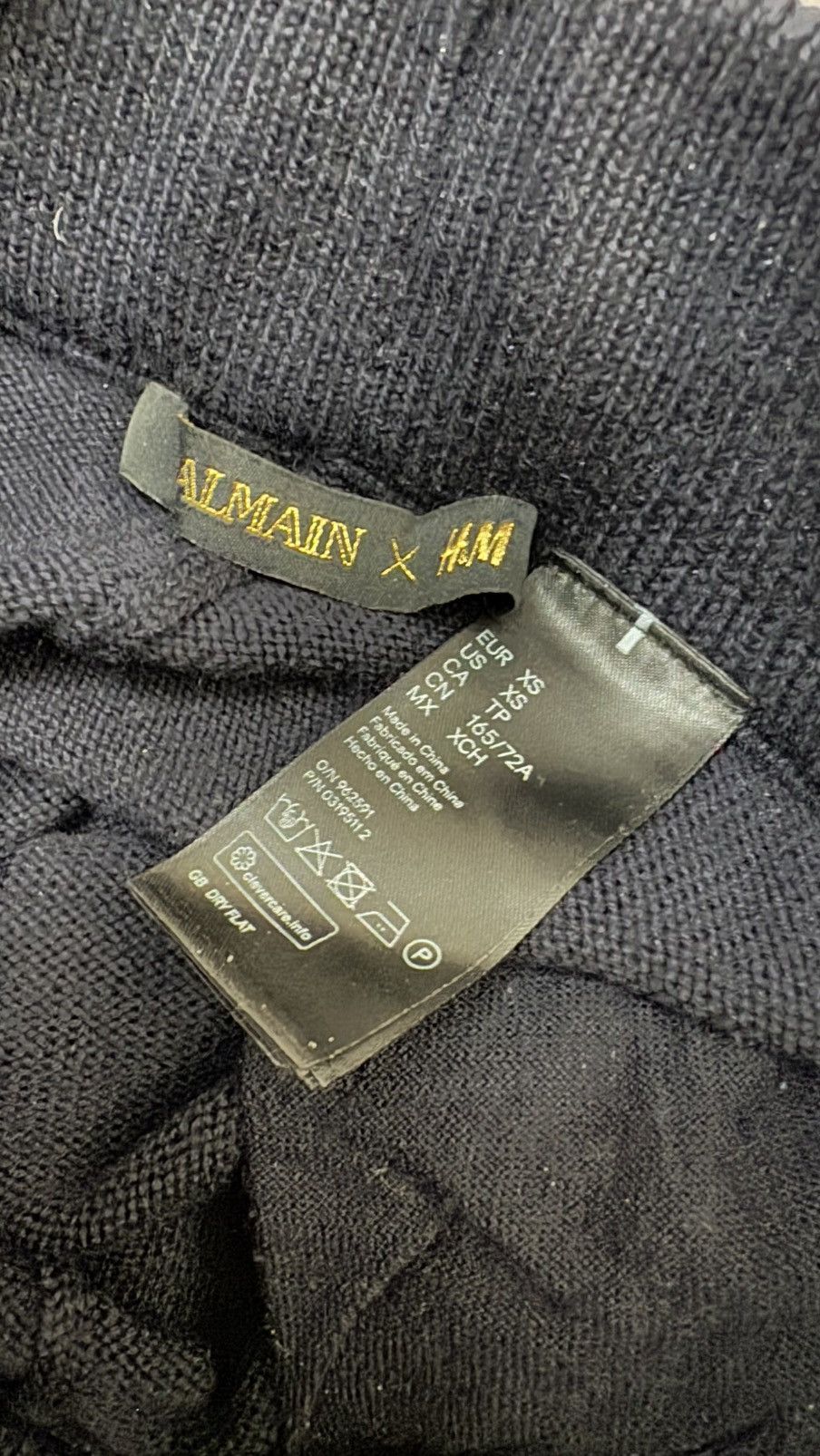 Balmain Balmain x H&M Wool Joggers Size US 28 / EU 44 - 4 Thumbnail