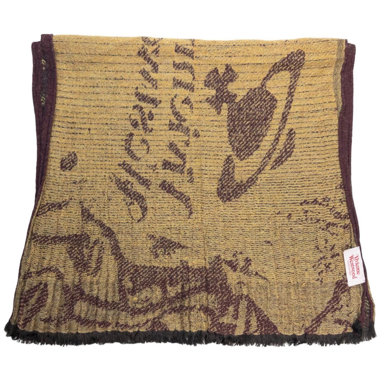 Vivienne Westwood Vintage Vivienne Westwood Orb Knit Scarf Size ONE SIZE - 1 Thumbnail