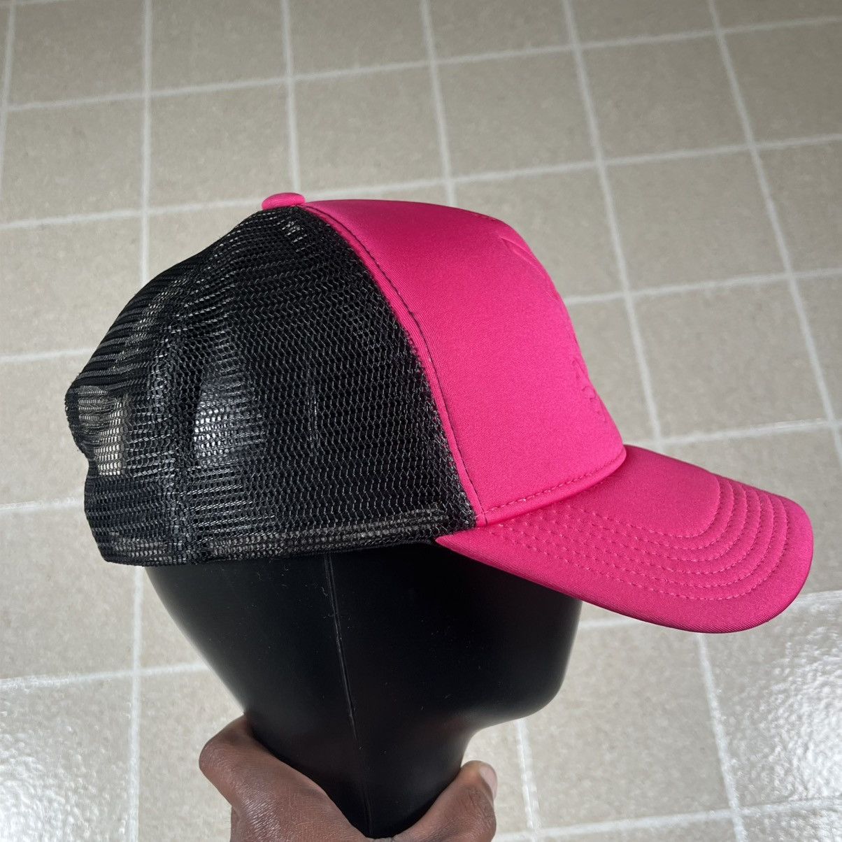 Other Psycho Bunny Hat Cap Trucker Pink Mesh Snapback Adjustable Size ONE SIZE - 2 Thumbnail