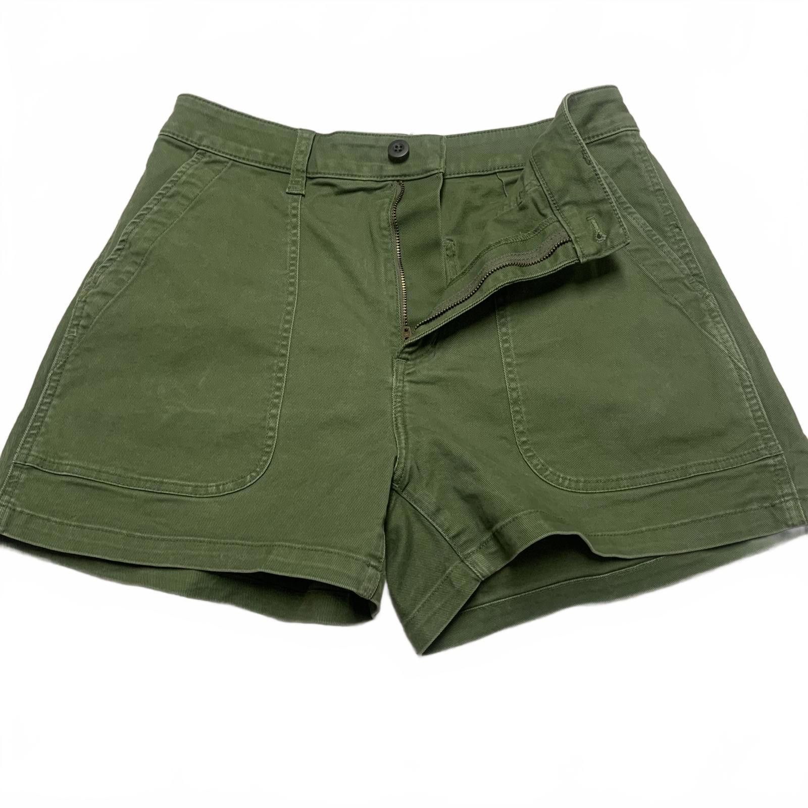 Madewell Madewell Women's Sz 29 Olive Green Shorts W30 Size 29" - 3 Thumbnail