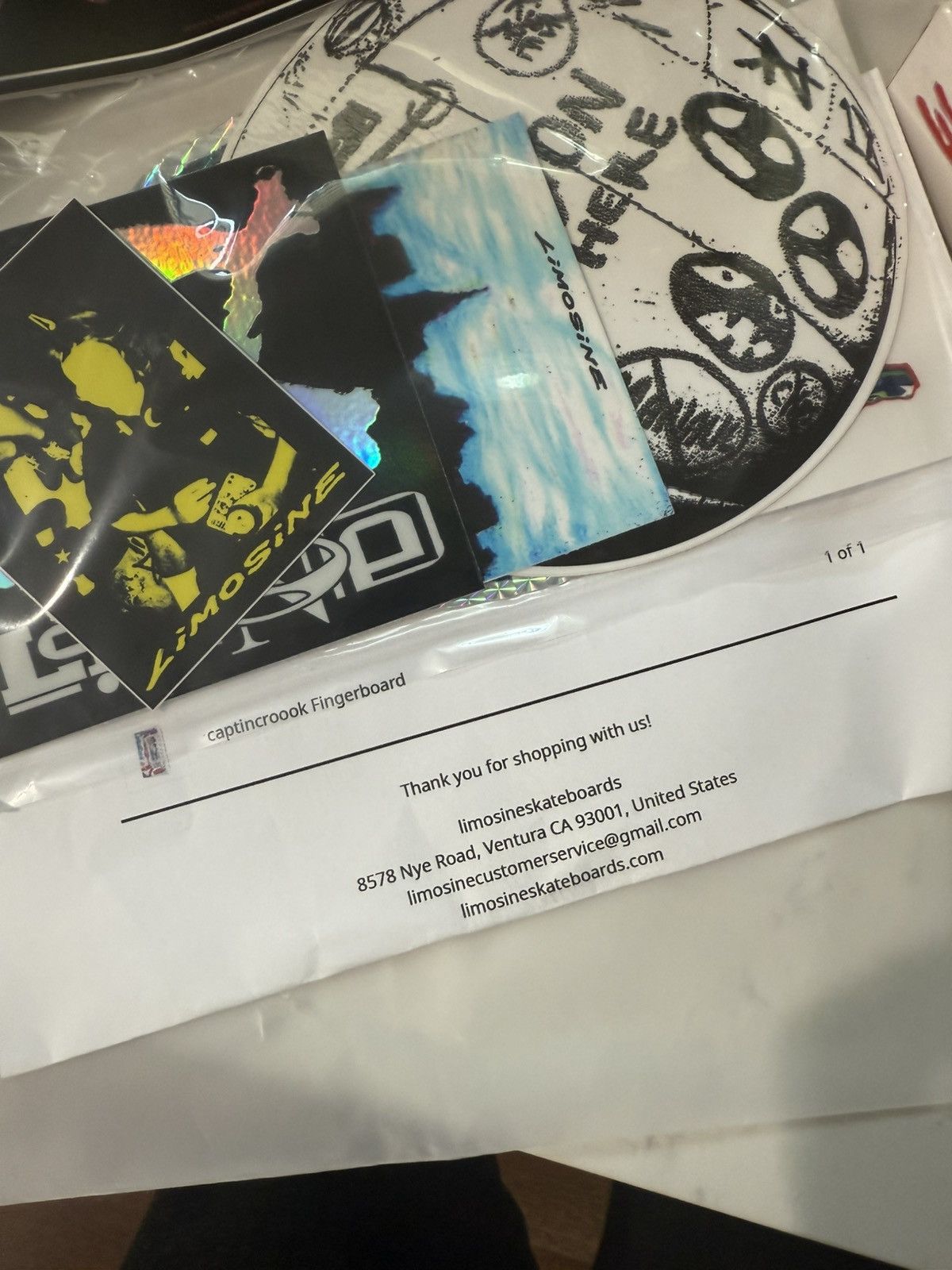 Matty Boy Matty Boy x Limosine CaptinCroook Fingerboard Size ONE SIZE - 6 Thumbnail