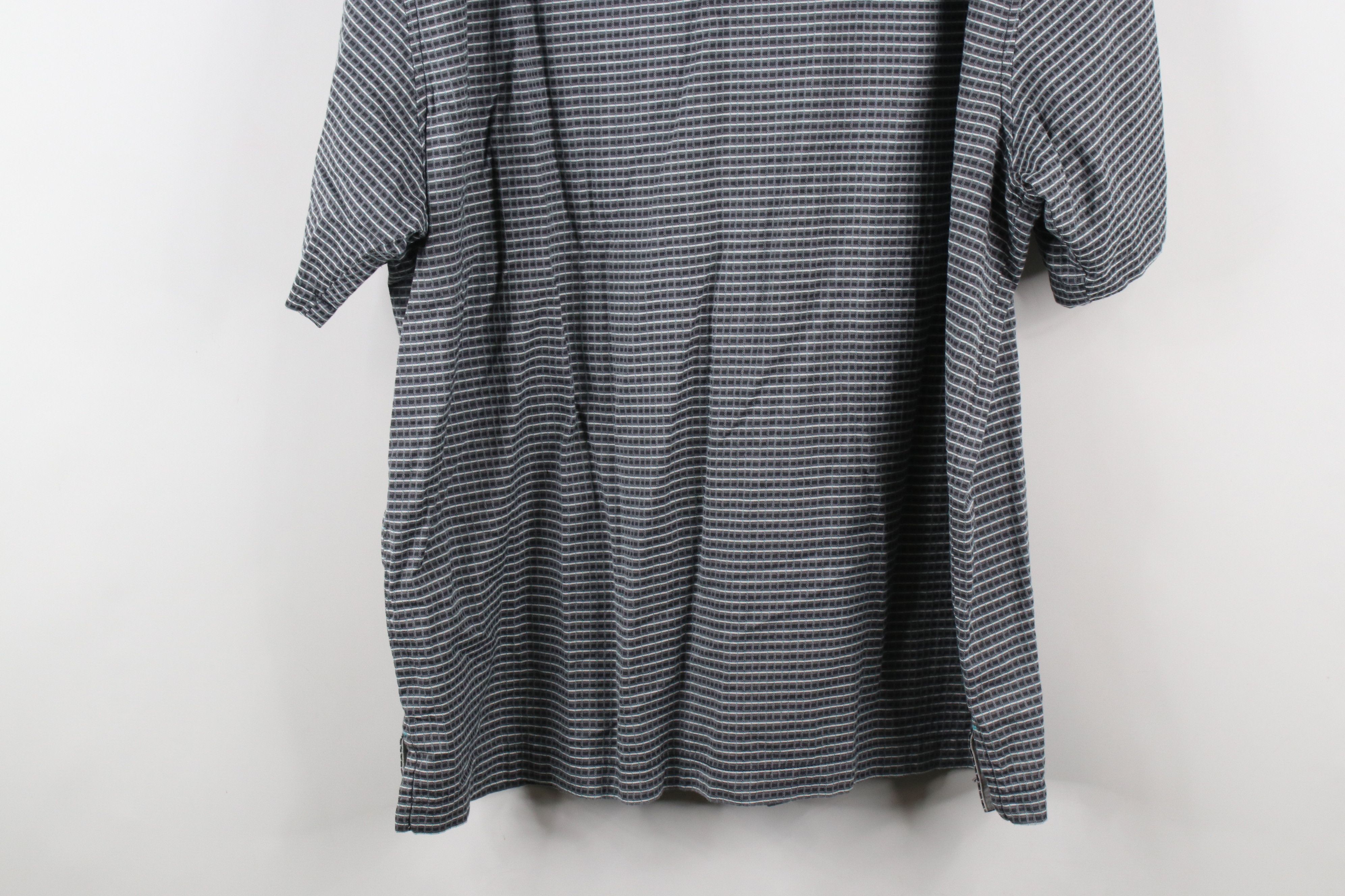 Tommy Bahama × Vintage Vintage Tommy Bahama Geometric Blend Collared Button Shirt Size US XL / EU 56 / 4 - 14 Thumbnail
