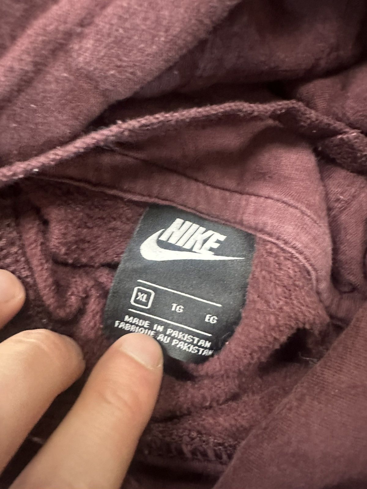 Nike Nike Custom Hoodie Vintage 90s Y2K Reworked Size US XL / EU 56 / 4 - 7 Thumbnail